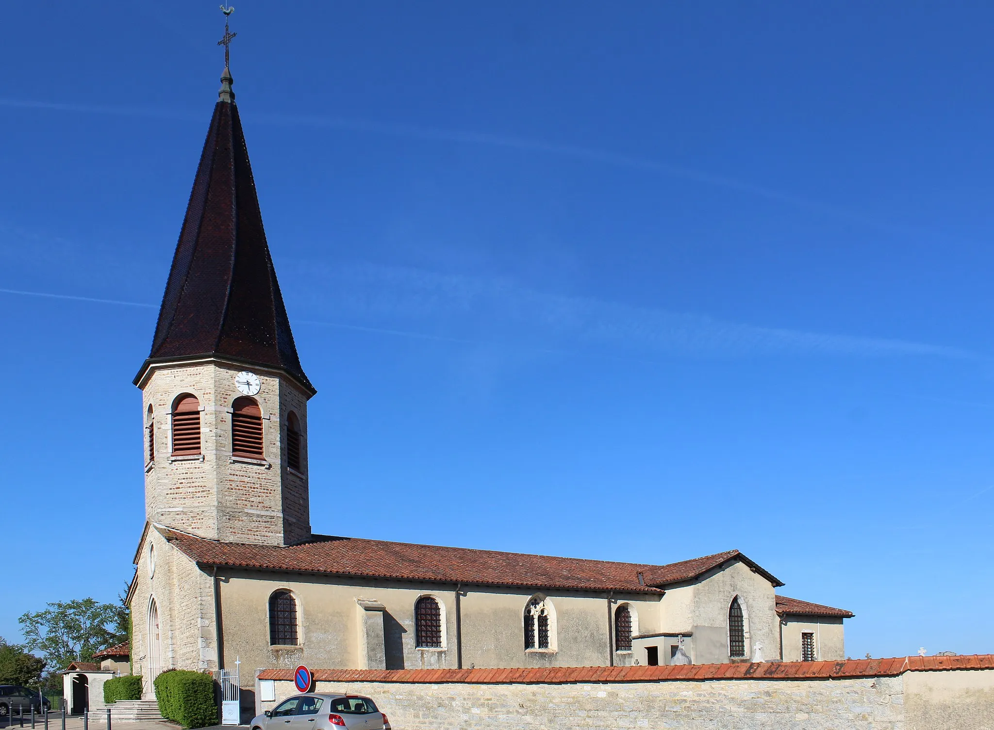Photo showing: Église Saint-Loup, Attignat.