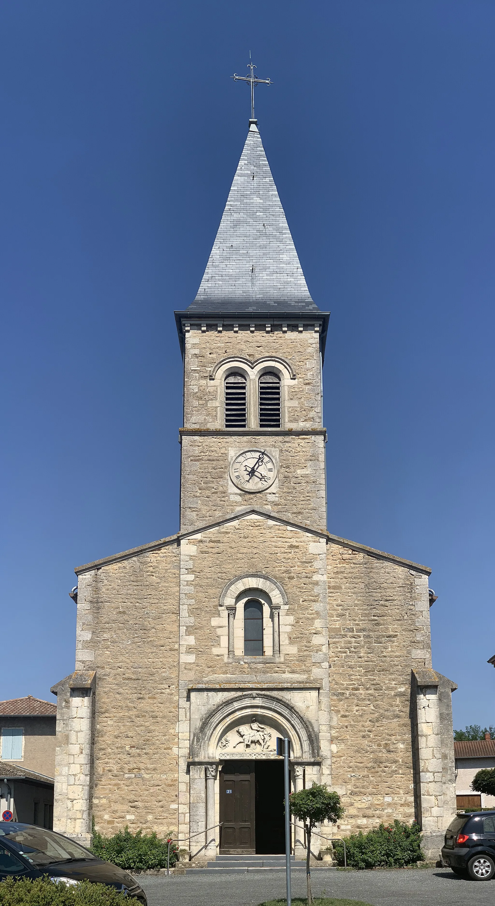 Photo showing: Église Saint-Martin de Baneins.