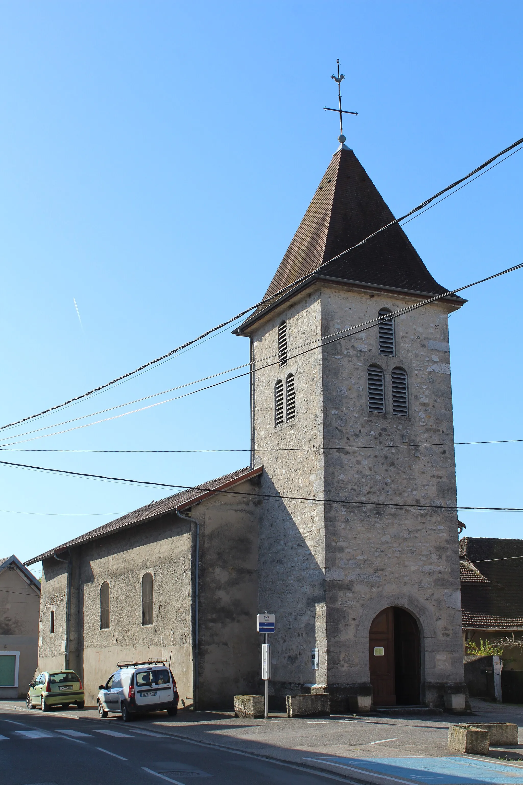 Photo showing: Église Saint-Jean-Baptiste de Briord.