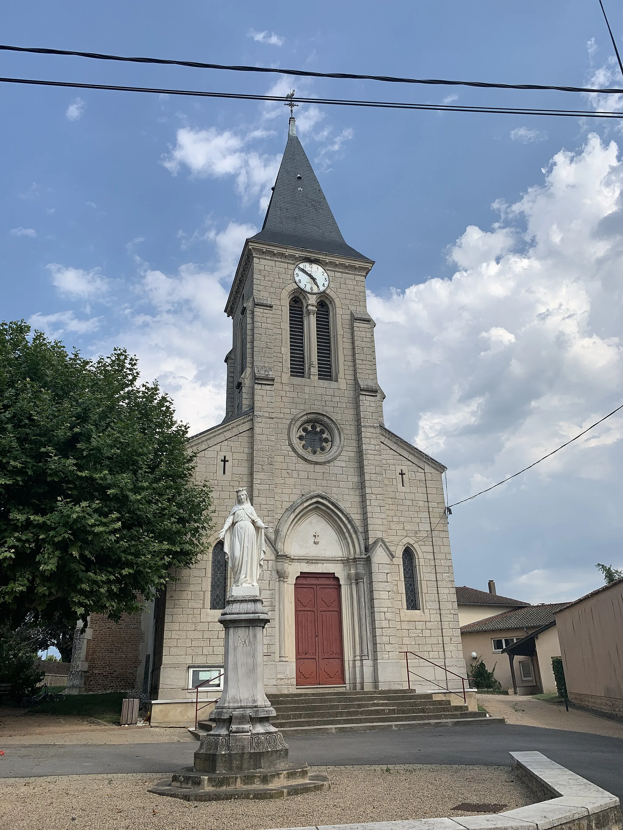 Photo showing: Église Notre-Dame-de-l'Assomption de Chaneins.