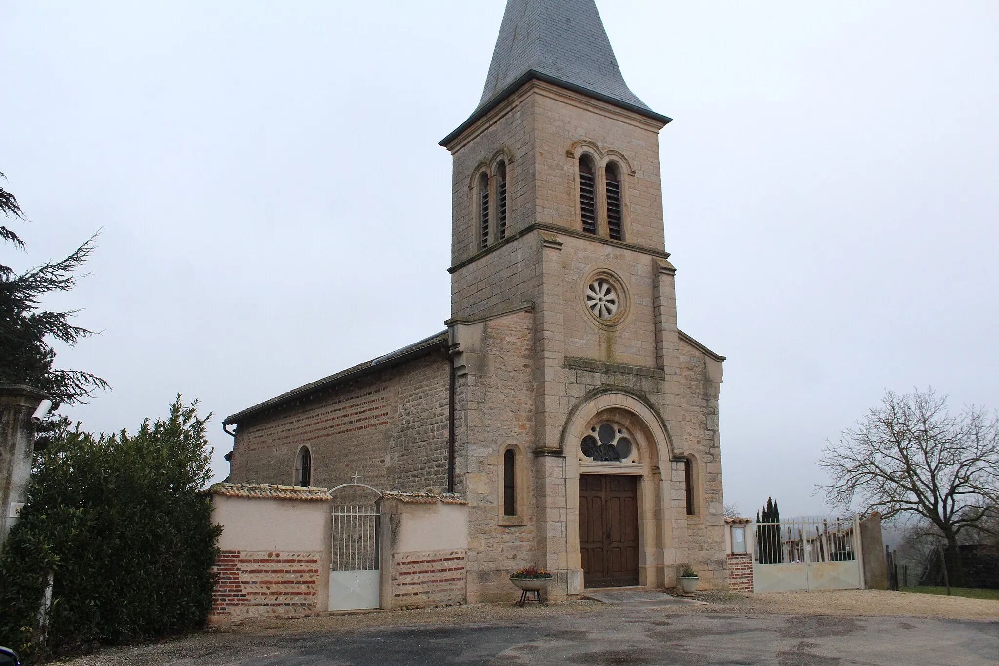 Photo showing: Église Saint-Georges à Dompierre-sur-Chalaronne.