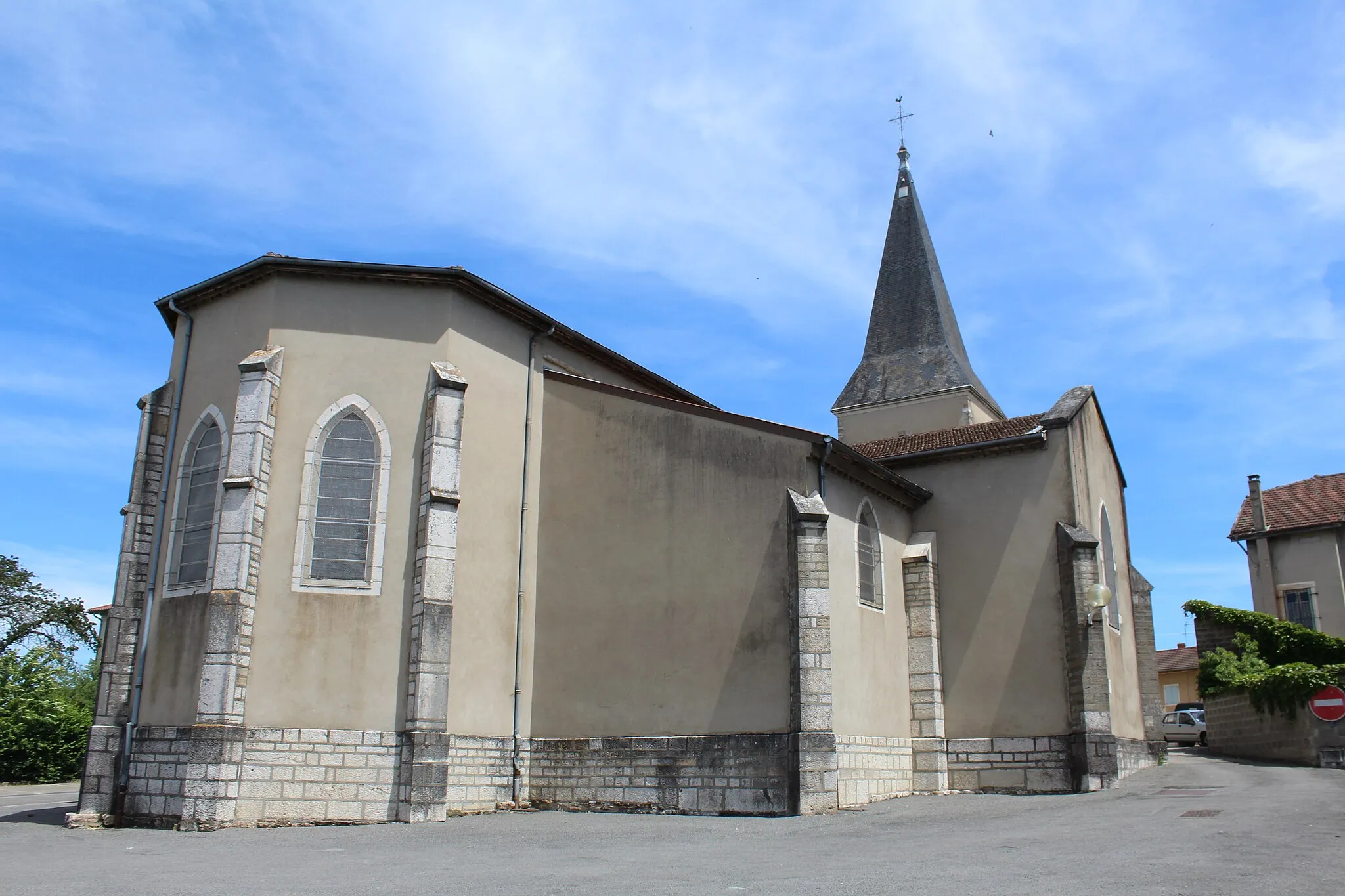 Photo showing: Église Saint-Denis de Foissiat.