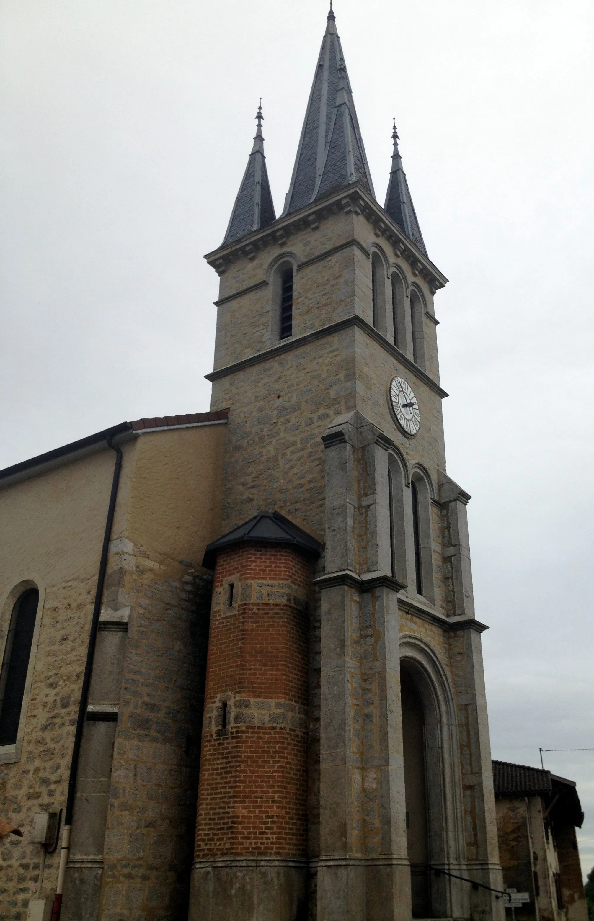 Photo showing: L'église de Faramans (Ain).