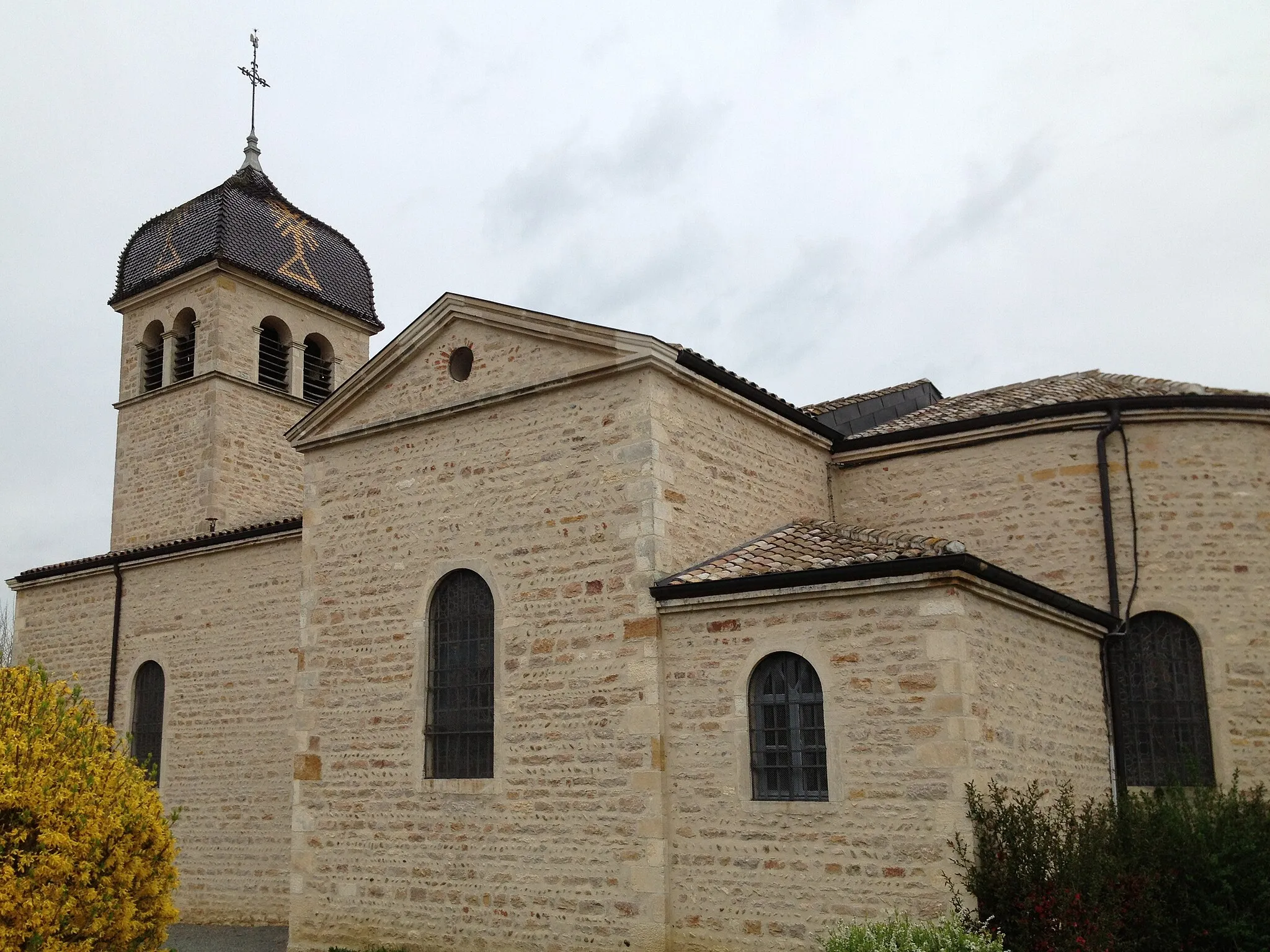 Photo showing: Église Saint-Martin de Francheleins.