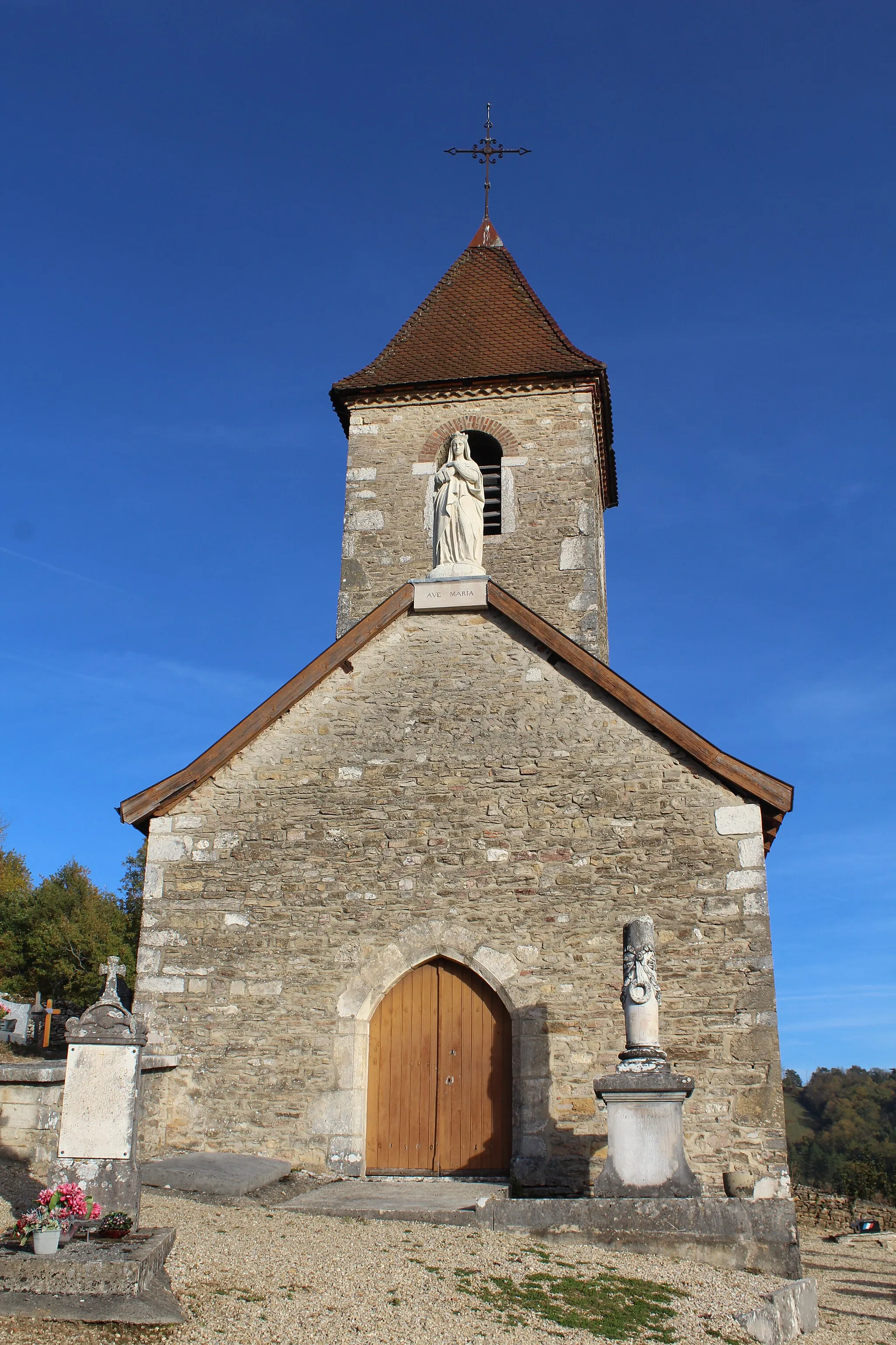 Photo showing: Chapelle Saint-Valérien de Journans.