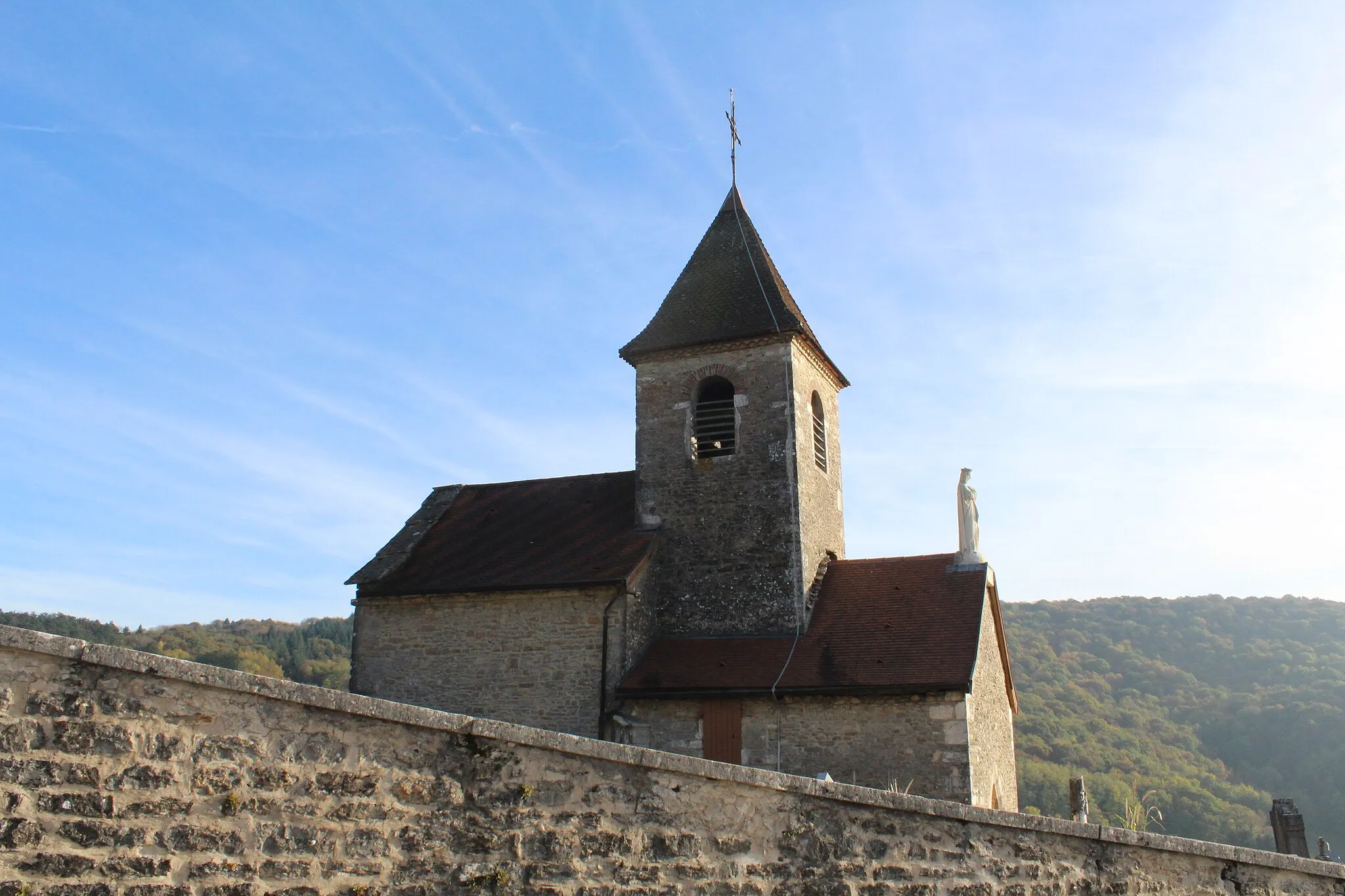 Photo showing: Chapelle Saint-Valérien de Journans.