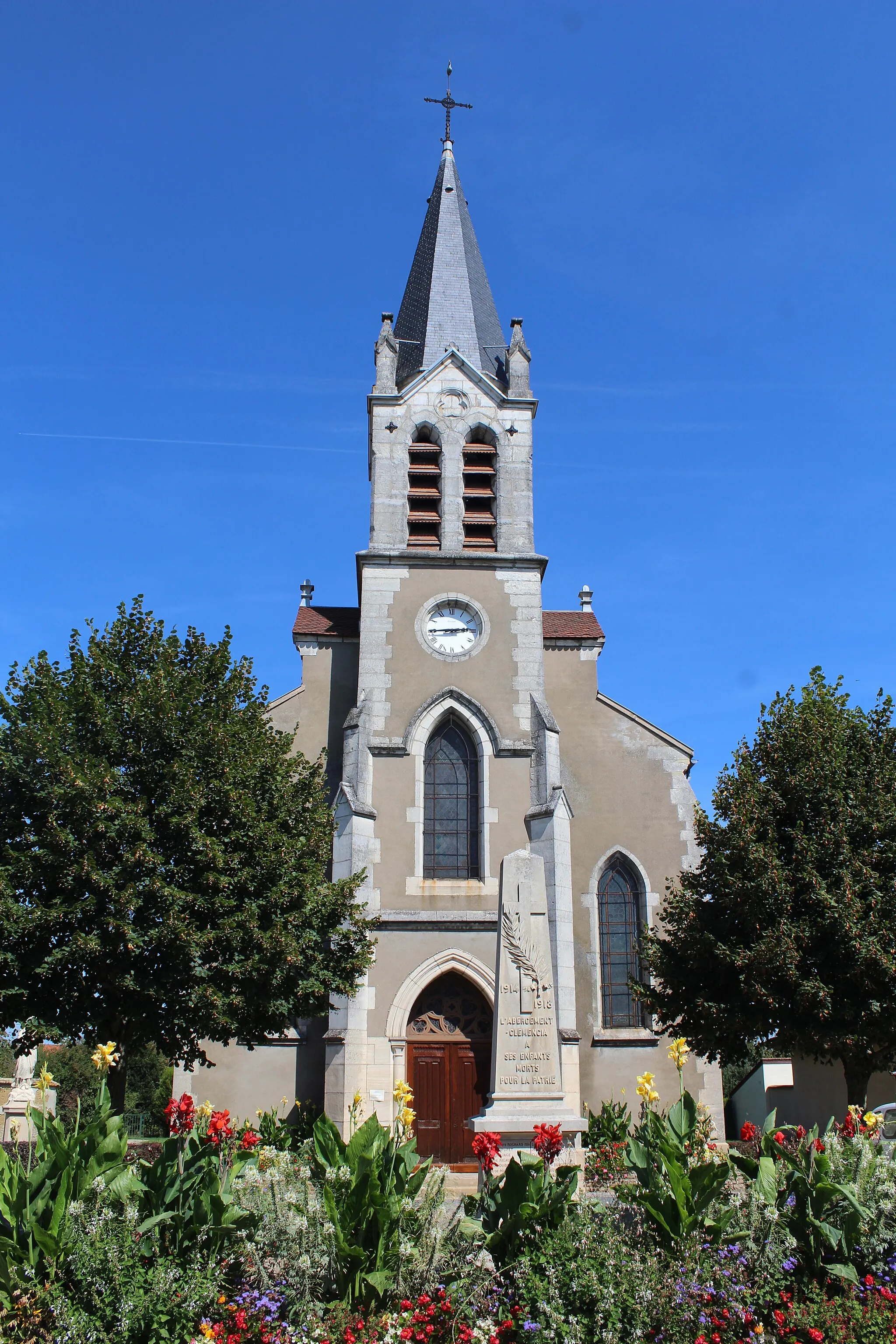 Photo showing: Église de L'Abergement-Clémenciat.