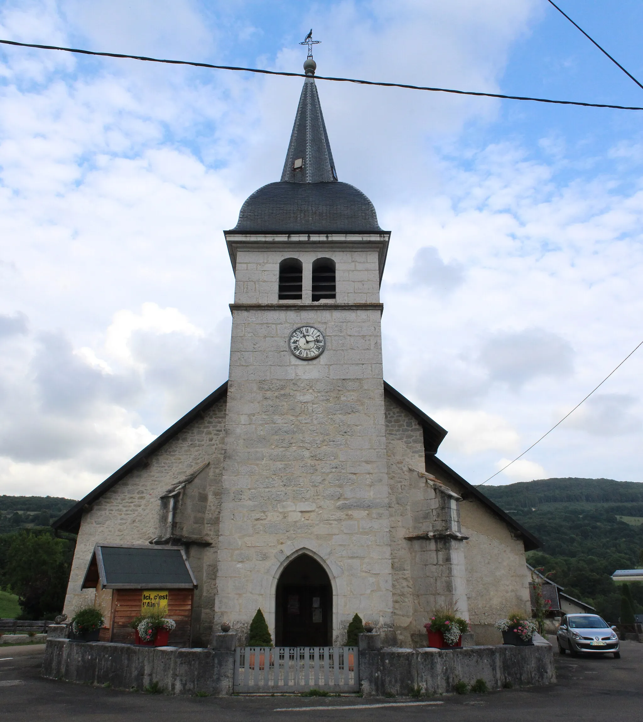 Photo showing: Église Saint-Étienne du Petit-Abergement, Haut-Valromey.