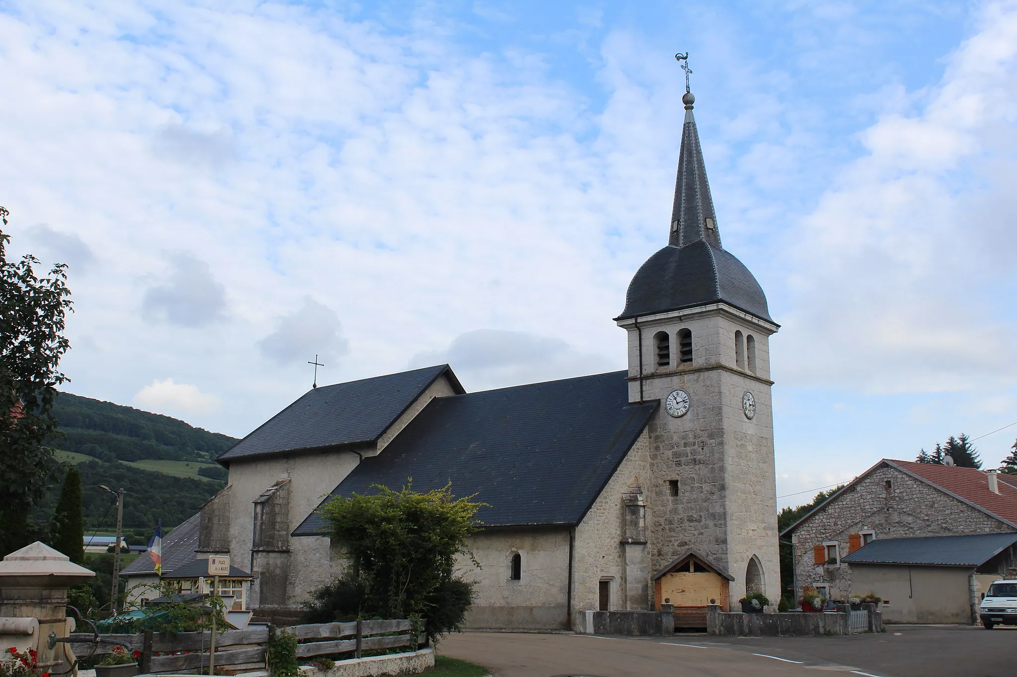 Photo showing: Église Saint-Étienne du Petit-Abergement, Haut-Valromey.