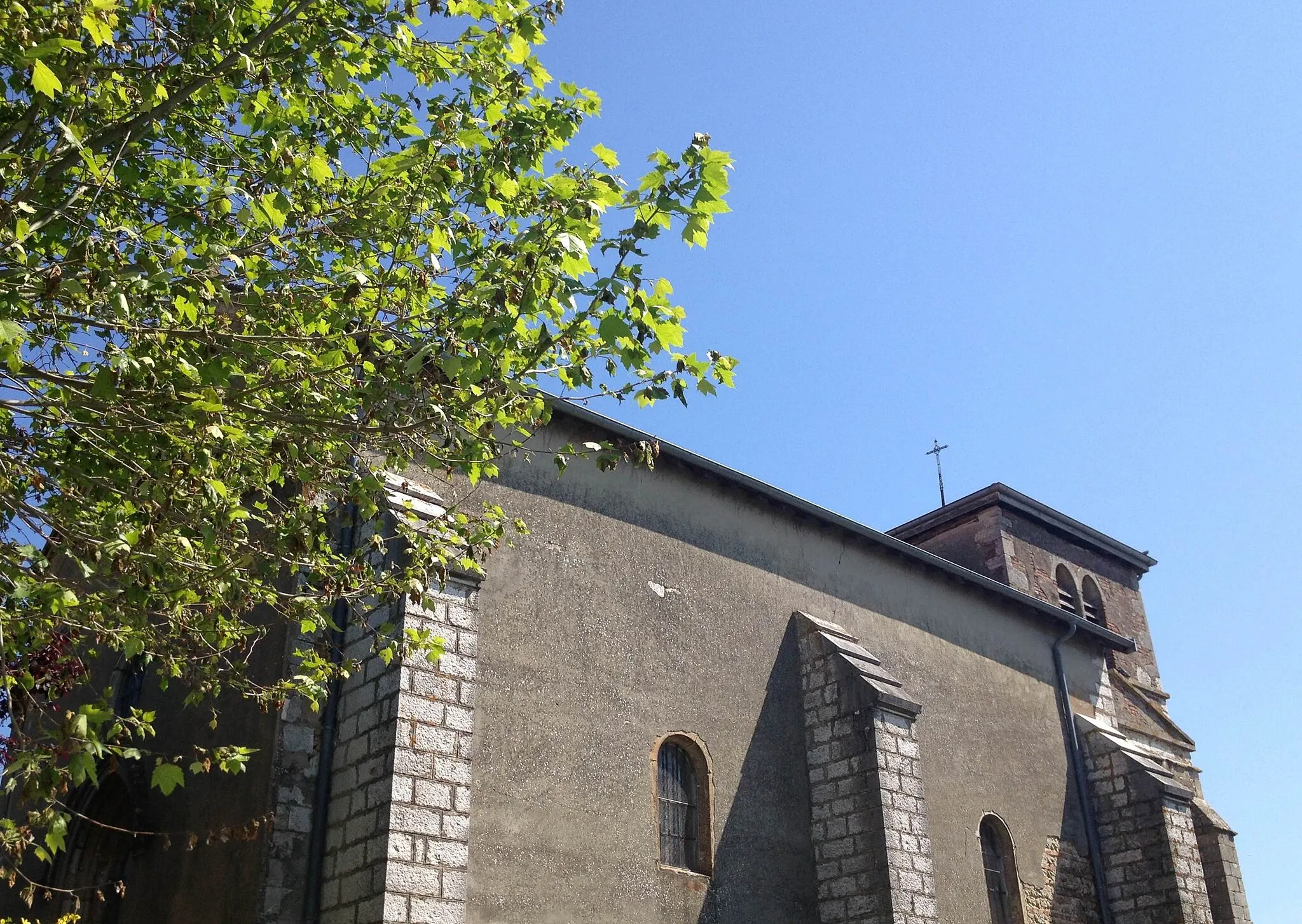 Photo showing: L'église de Lapeyrouse (Ain).