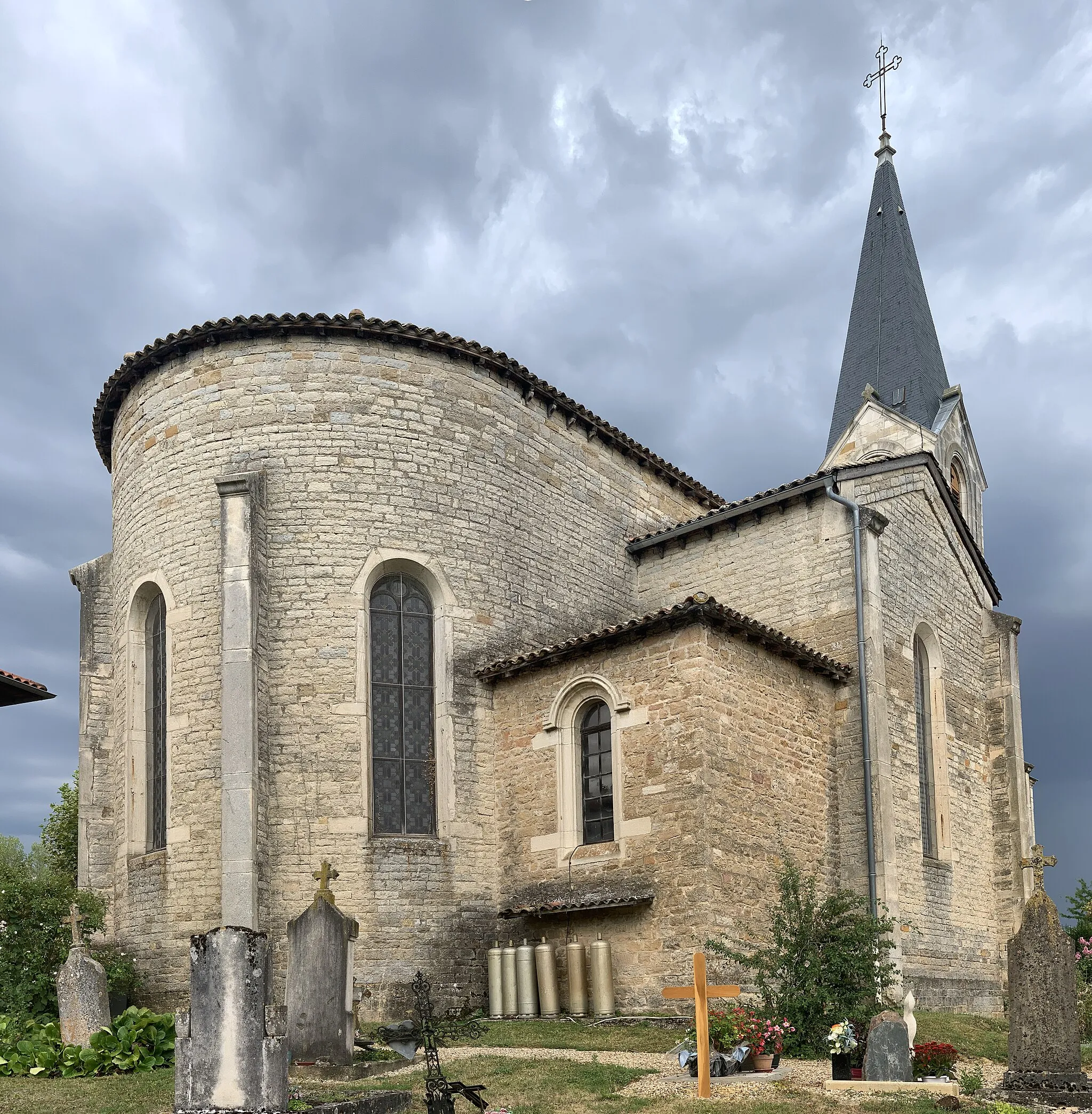 Photo showing: Église Saint-Étienne de Lurcy.