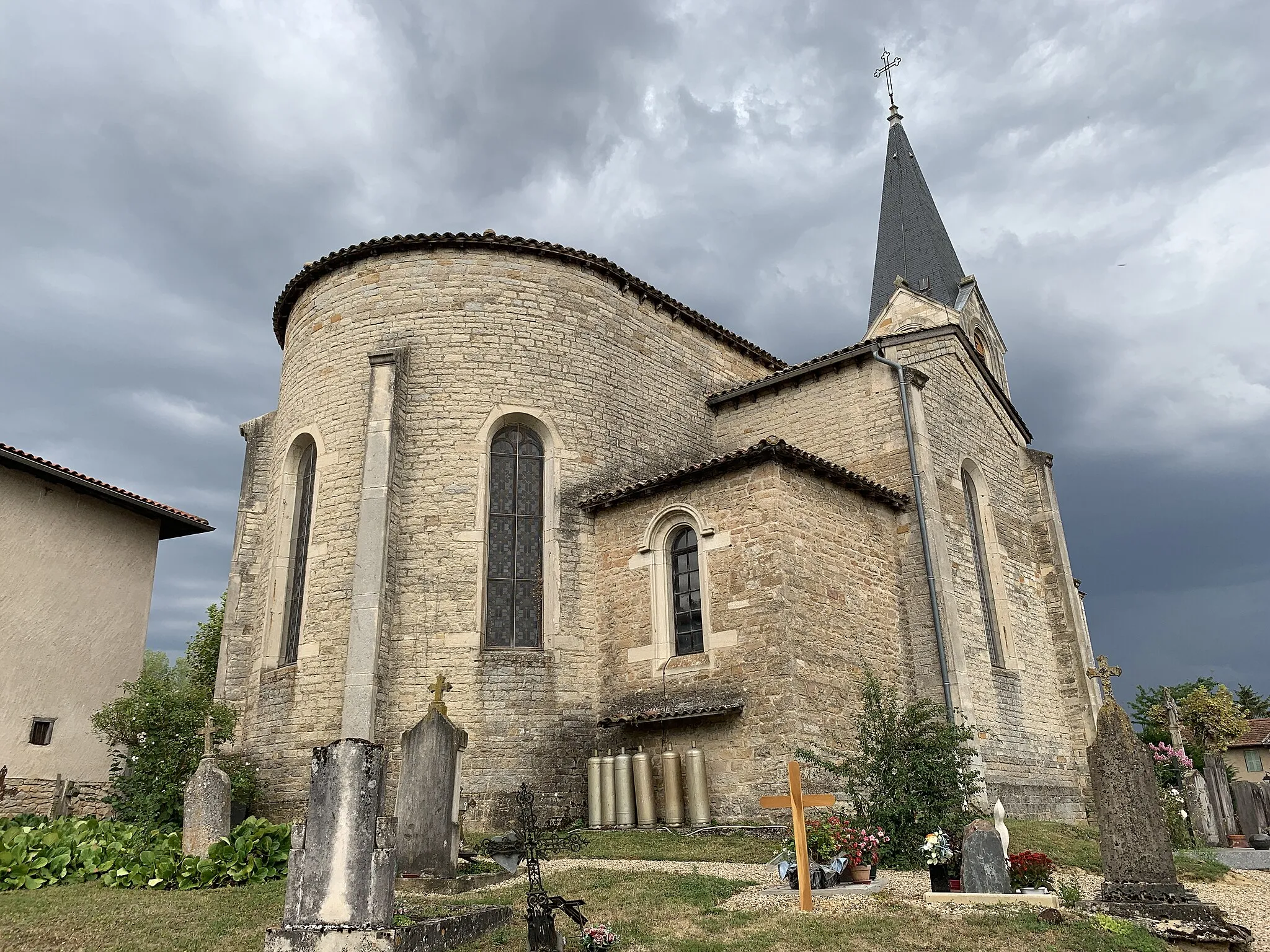 Photo showing: Église Saint-Étienne de Lurcy.