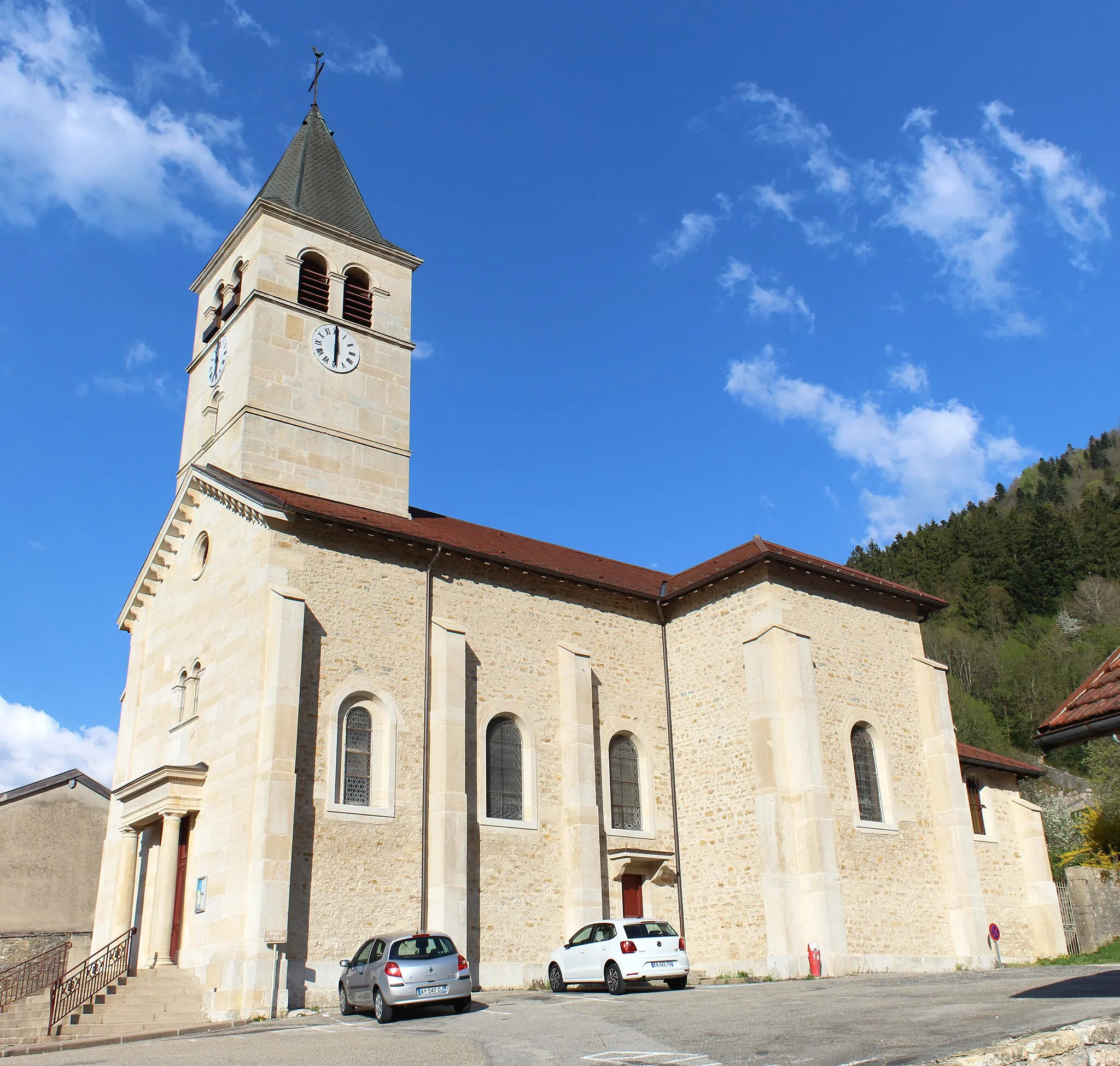 Photo showing: Église Saint-Clair des Neyrolles, Ain.