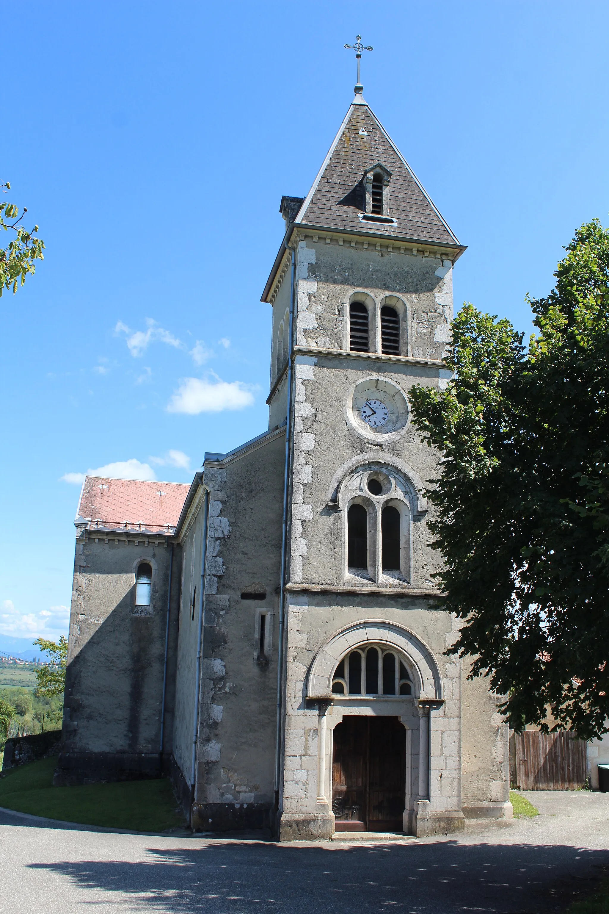 Photo showing: Église Saint-Jean-Baptiste de Lhôpital.