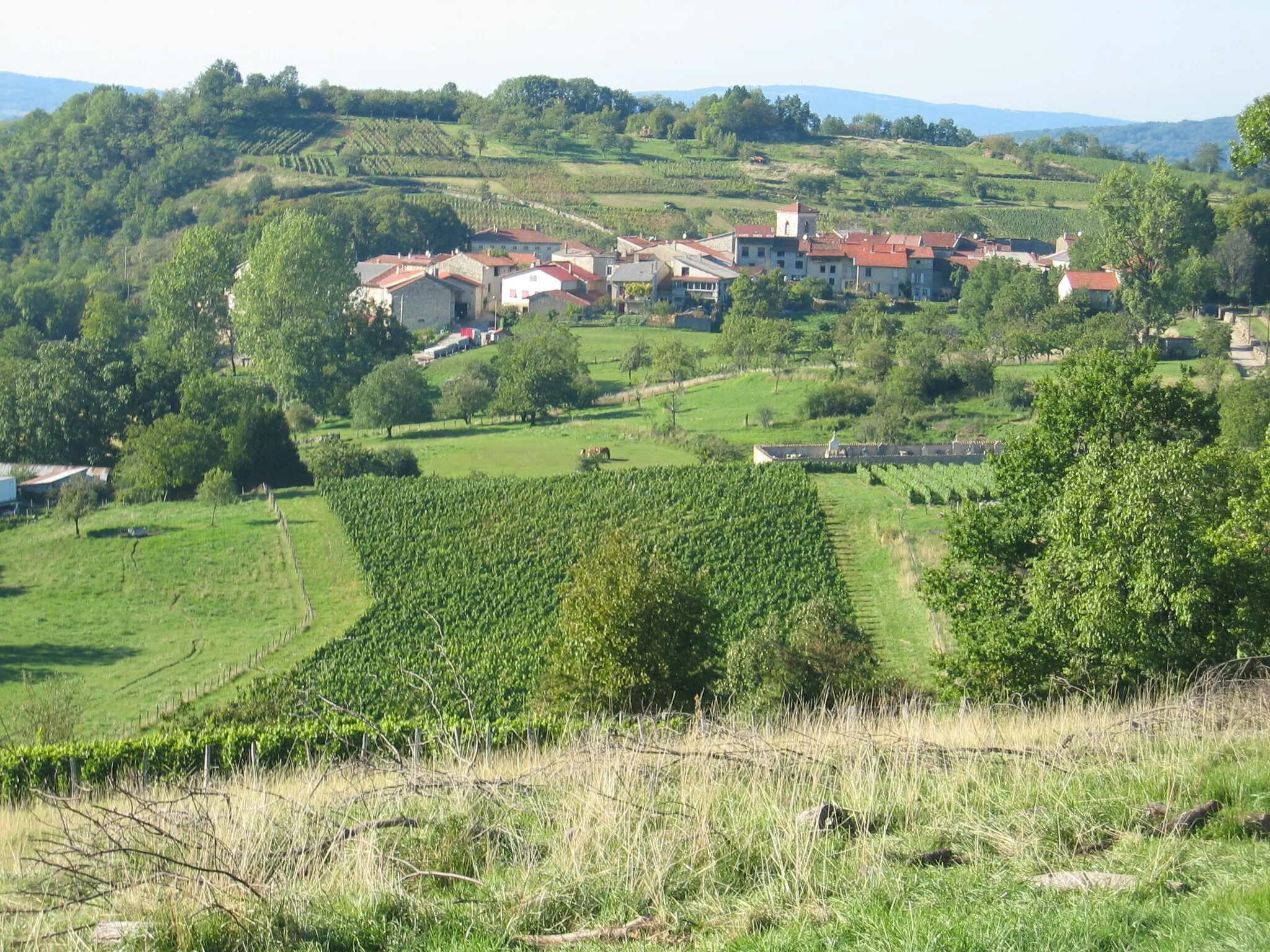 Photo showing: village de Merignat
oeuvre personnelle.