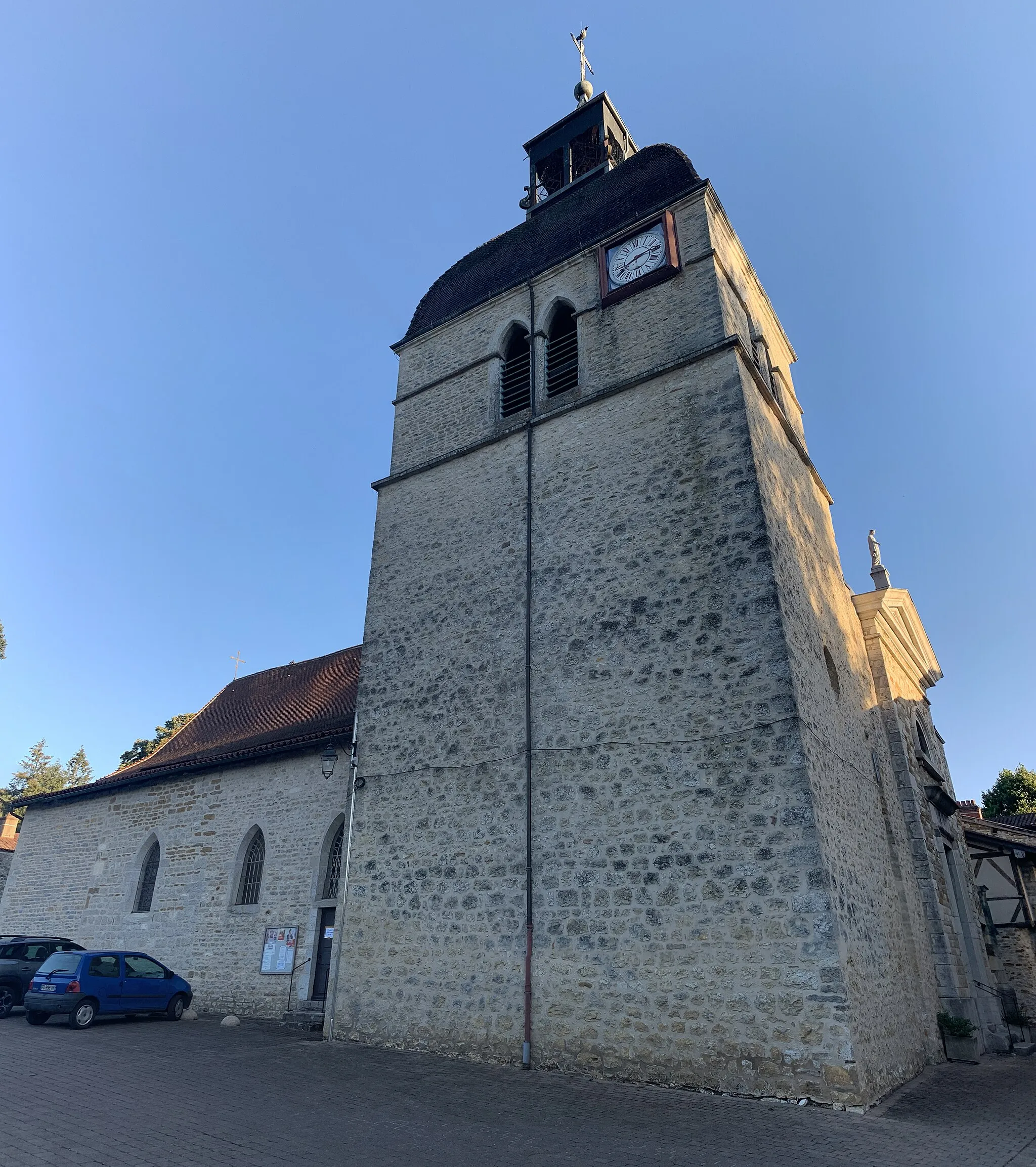 Photo showing: Église Saint-Oyen de Meillonnas.