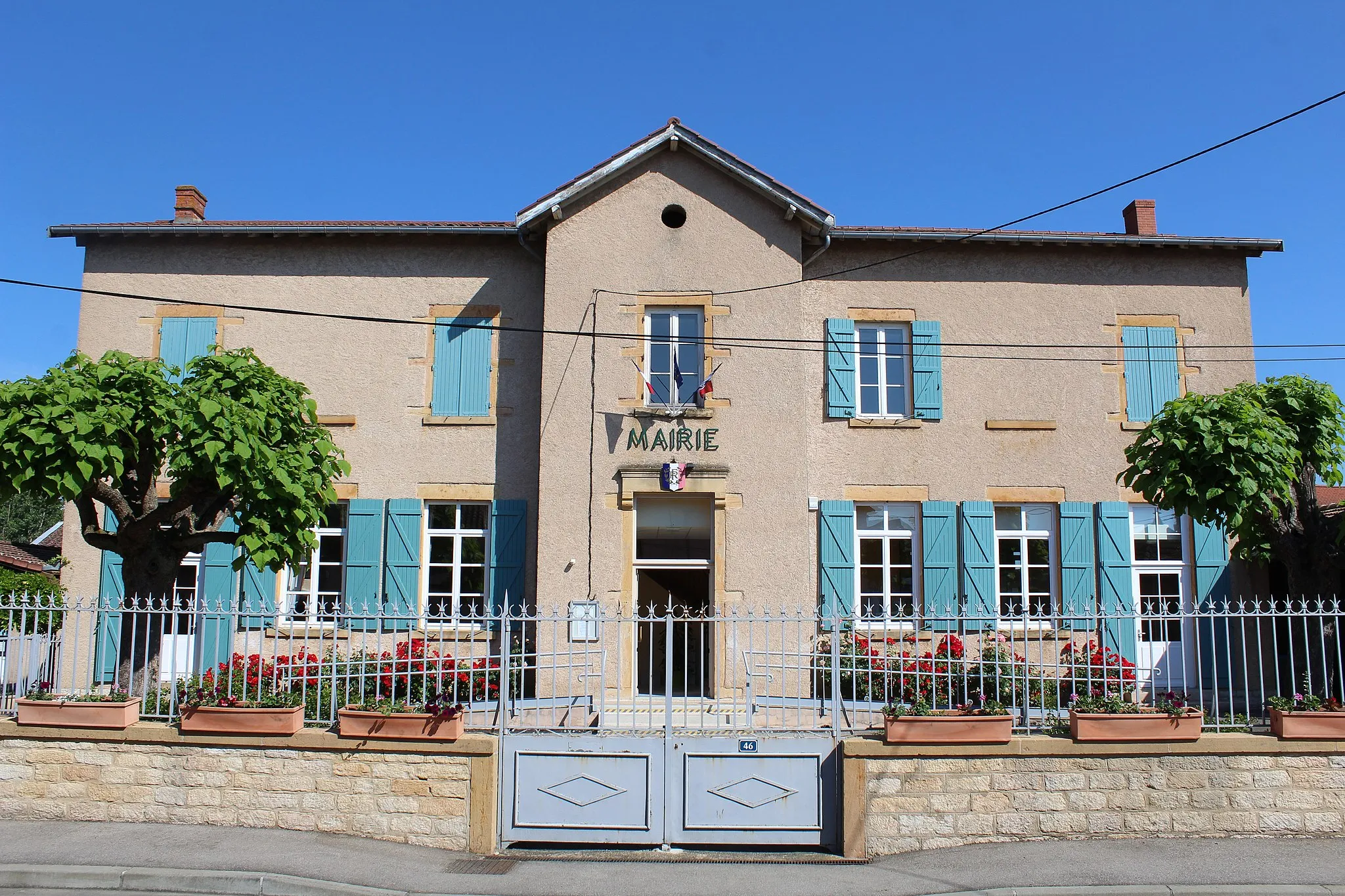 Photo showing: Mairie de Messimy-sur-Saône.