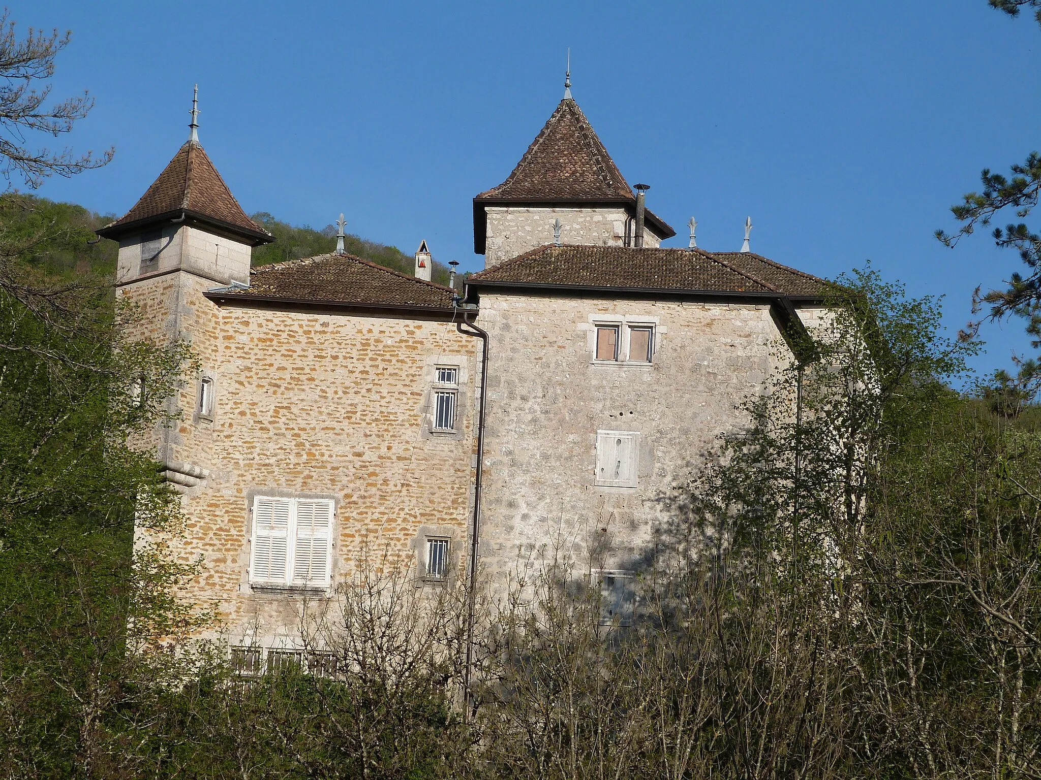 Photo showing: Vue du Château de Coiselet