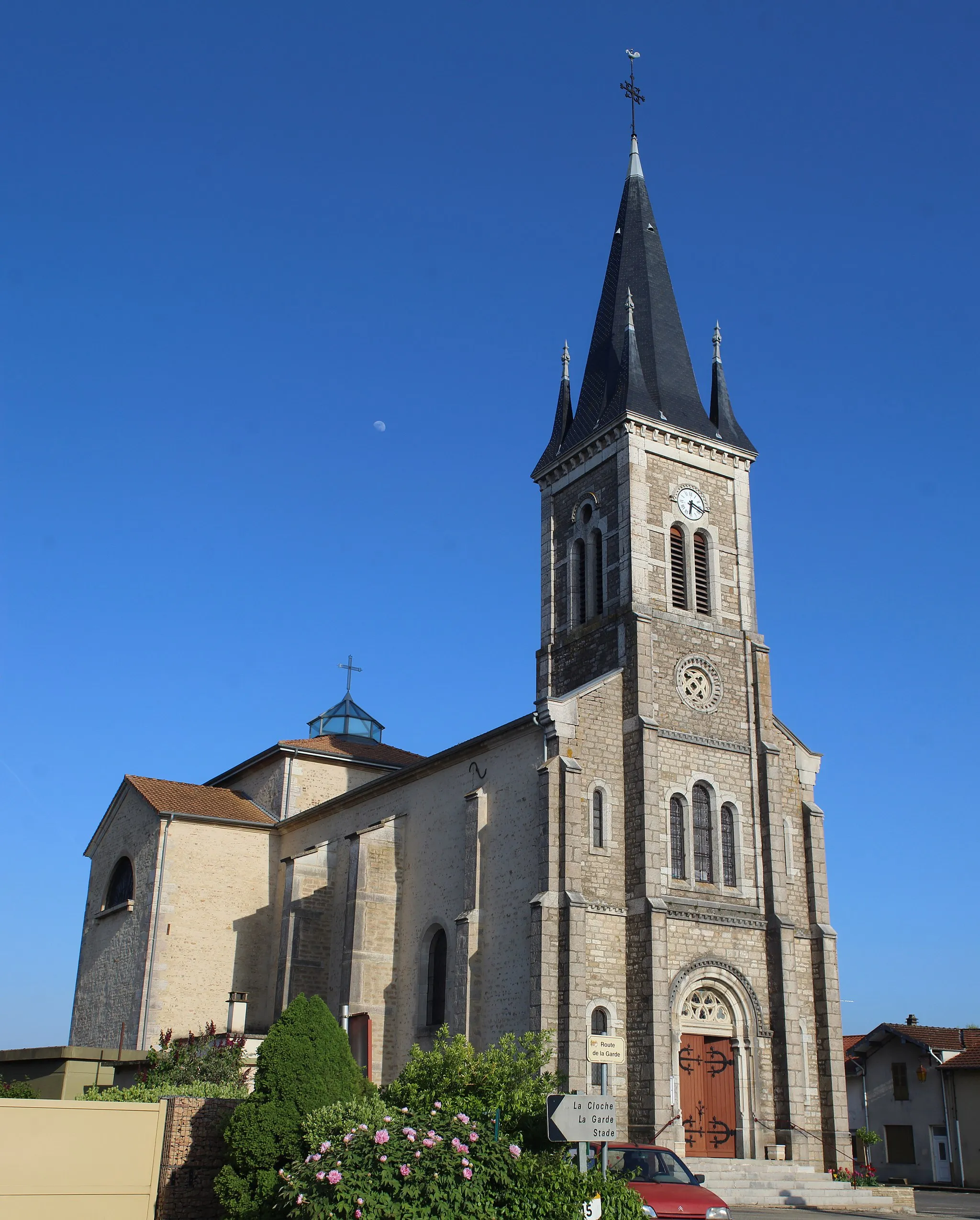 Photo showing: Église Saint-Pierre-et-Saint-Paul de Marsonnas.