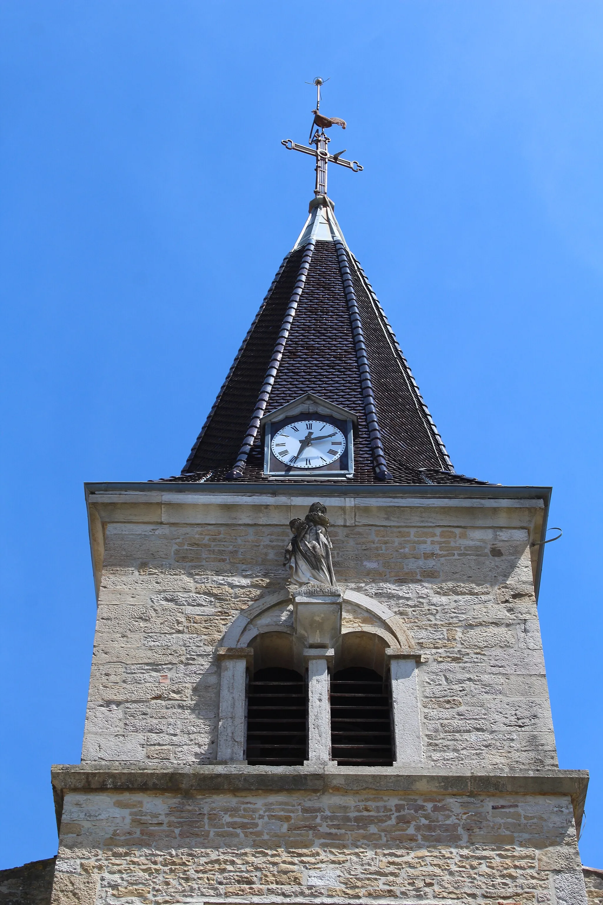 Photo showing: Église Saints-Jacques-et-Philippe de Pirajoux.