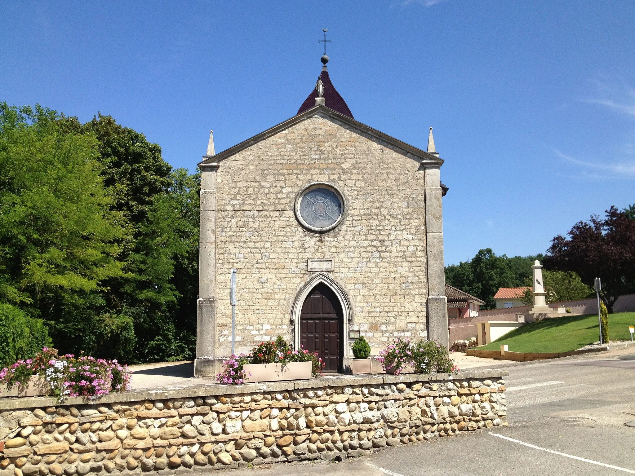Photo showing: Église Saint-Jean-Baptiste de Saint-Jean-de-Niost.