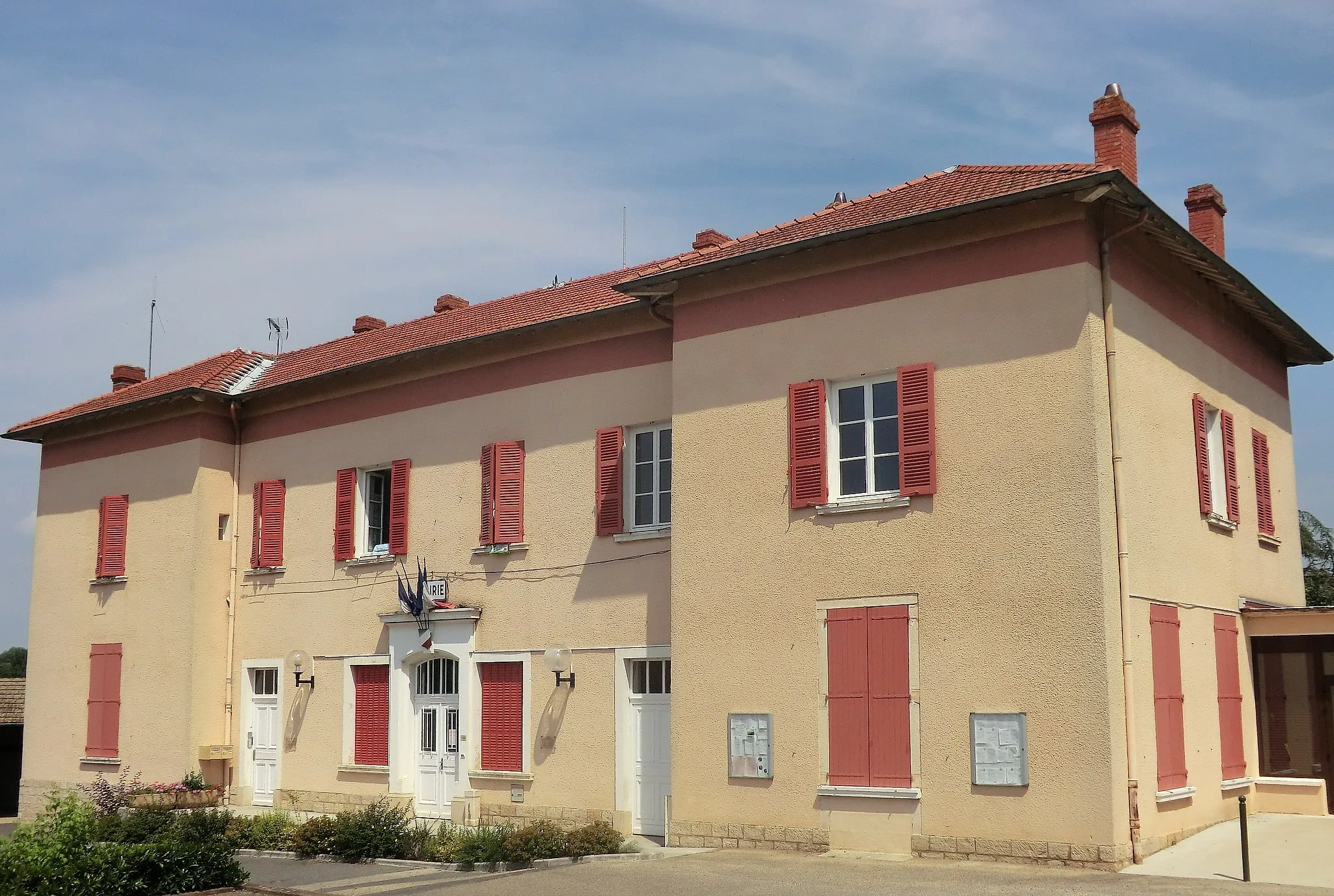 Photo showing: Mairie de Saint-Didier-de-Formans.