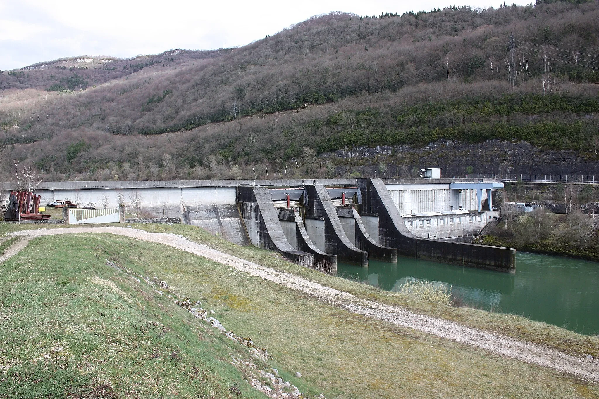 Photo showing: Coiselet dam