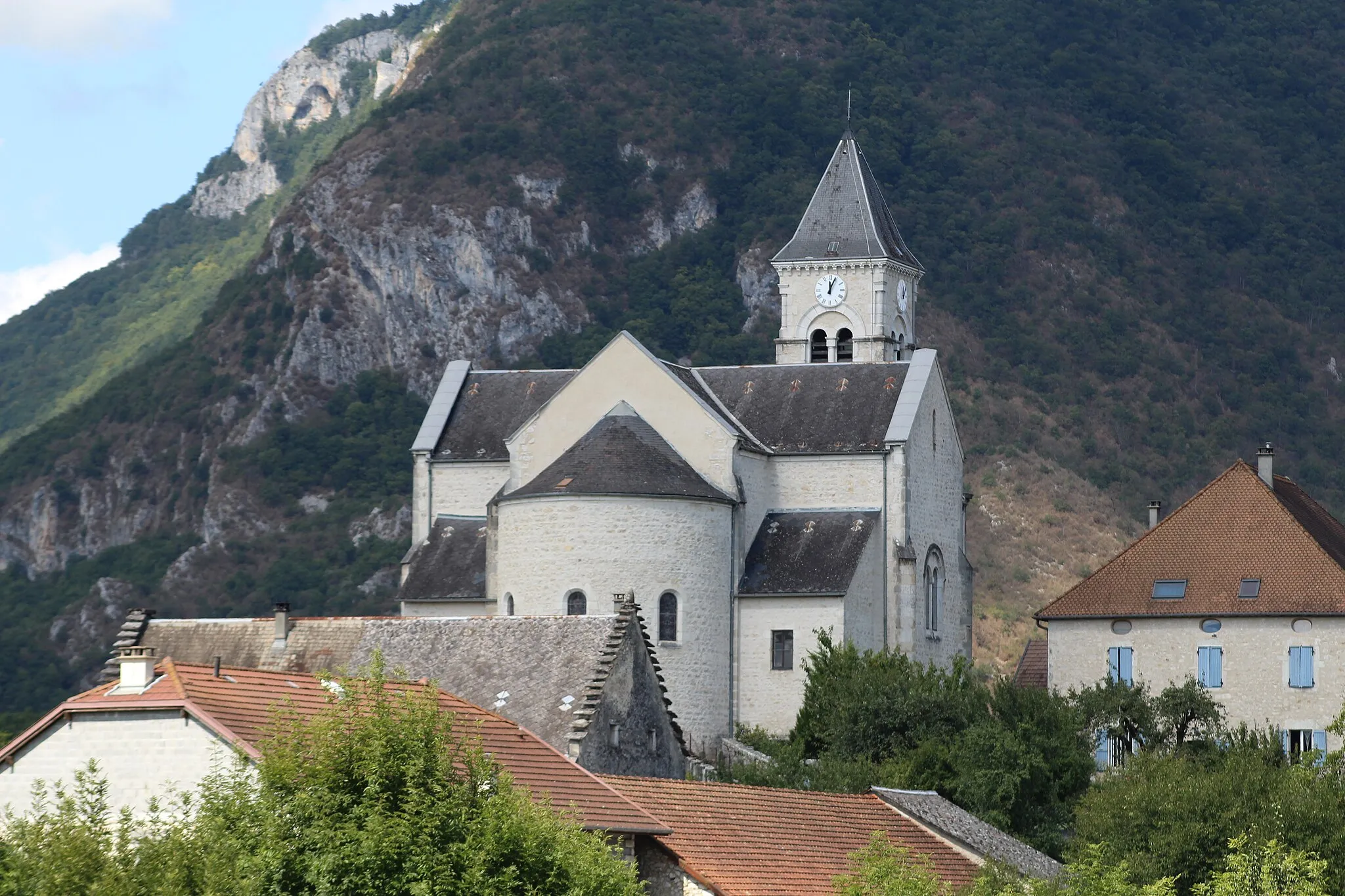 Photo showing: Église Saint-Martin de Saint-Martin-de-Bavel.