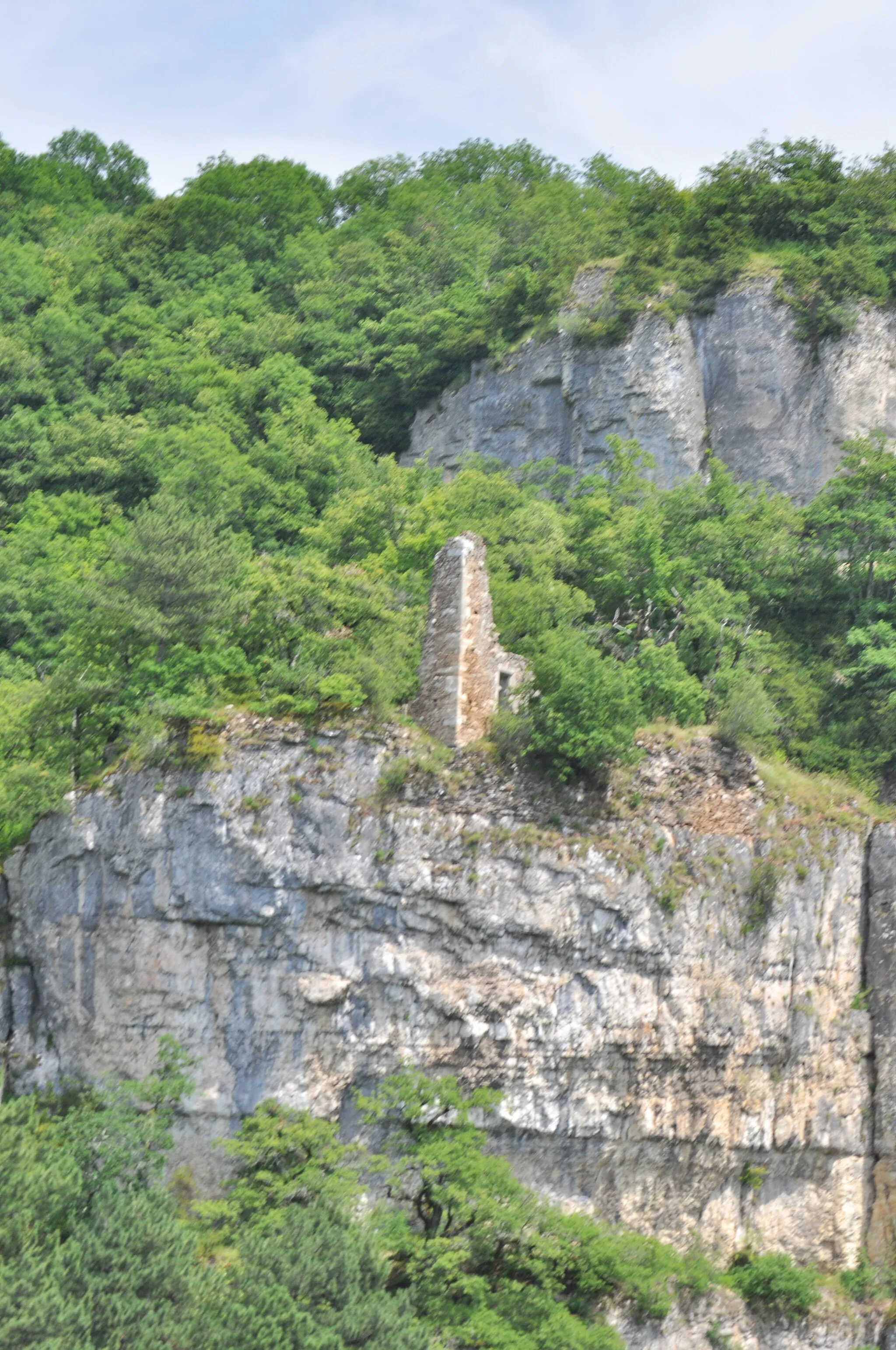 Photo showing: Ruines du château du Cuchet