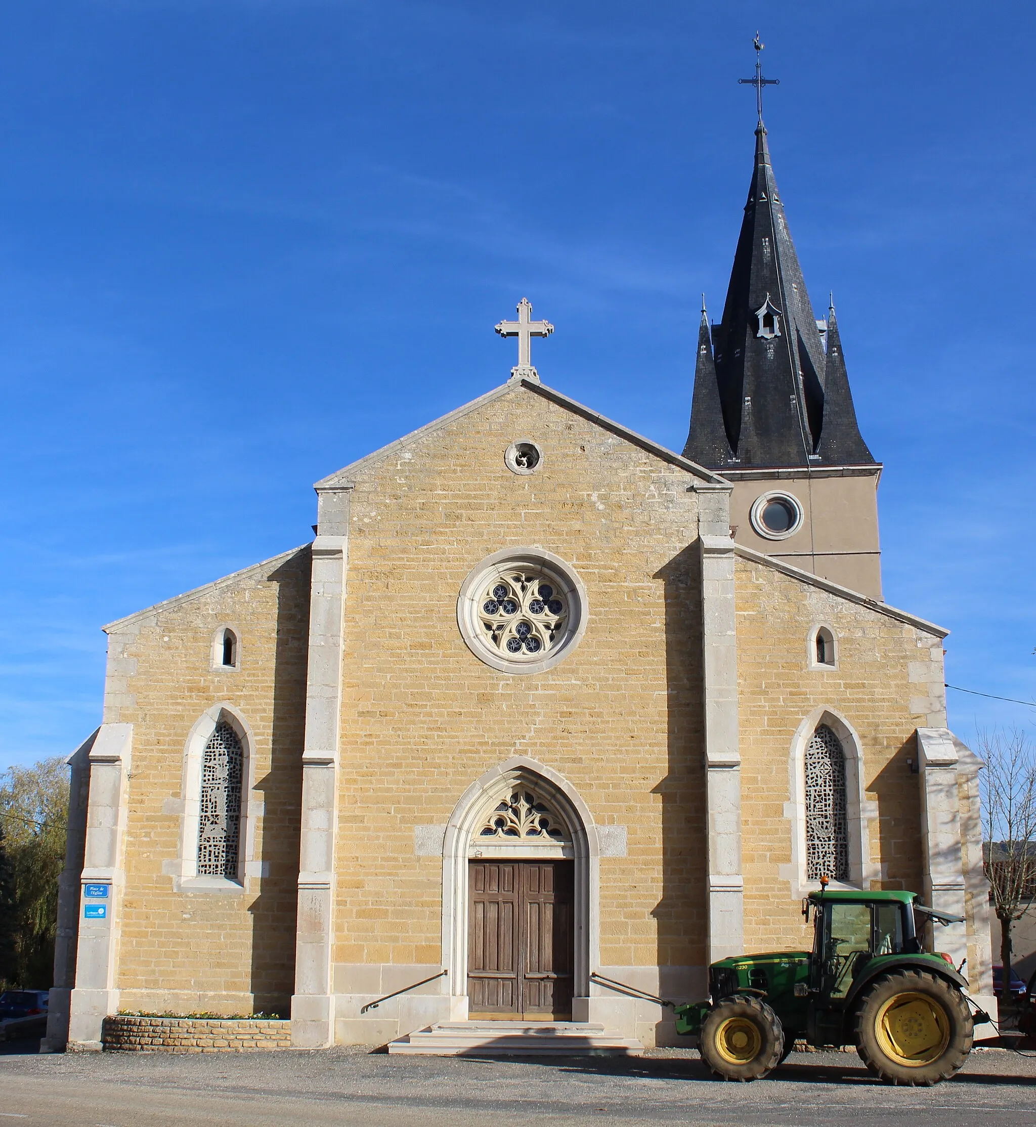 Photo showing: Église Saint-Laurent de Villereversure.