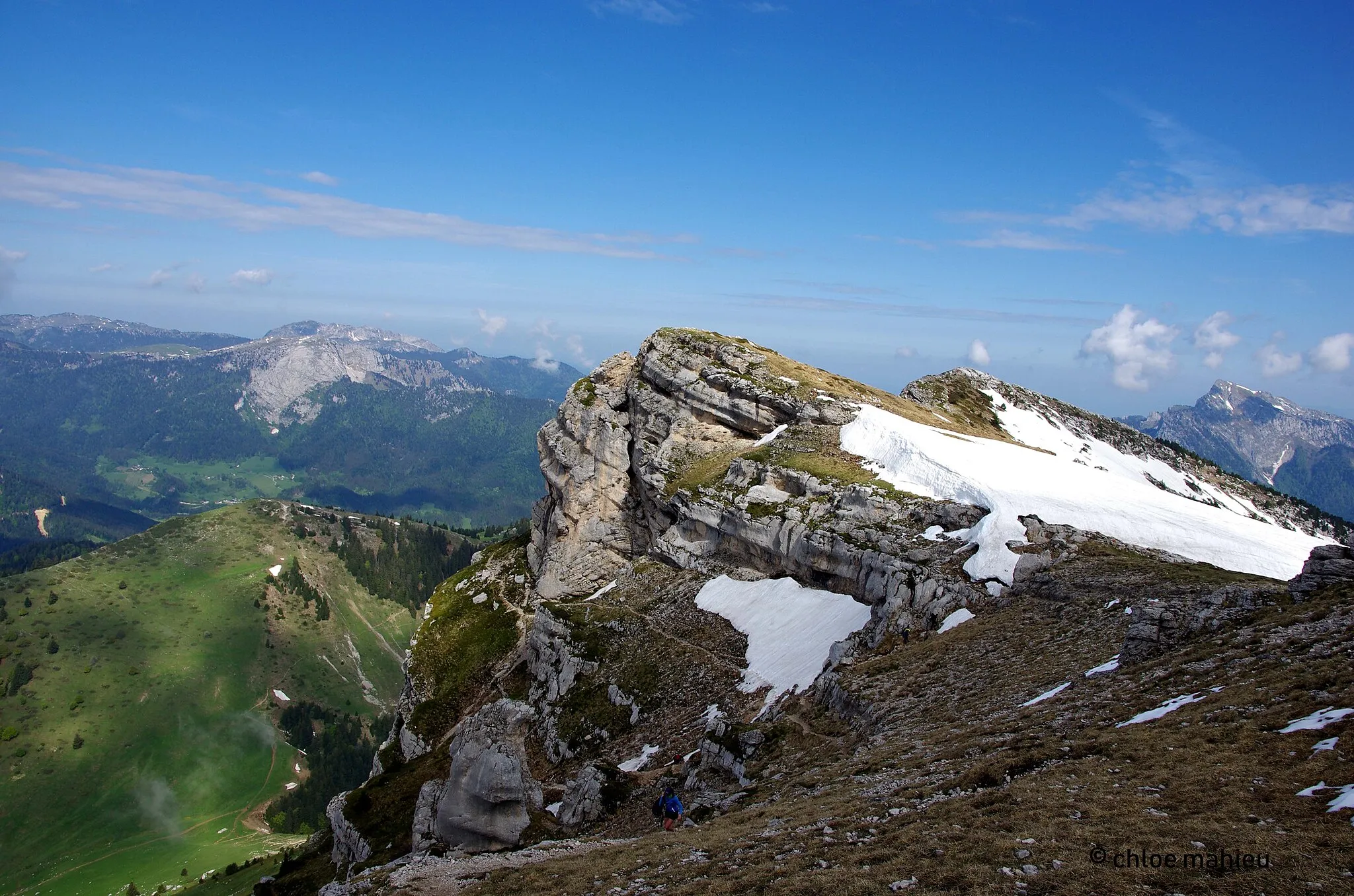 Photo showing: Dernier effort avant le sommet de la Dent de Crolles