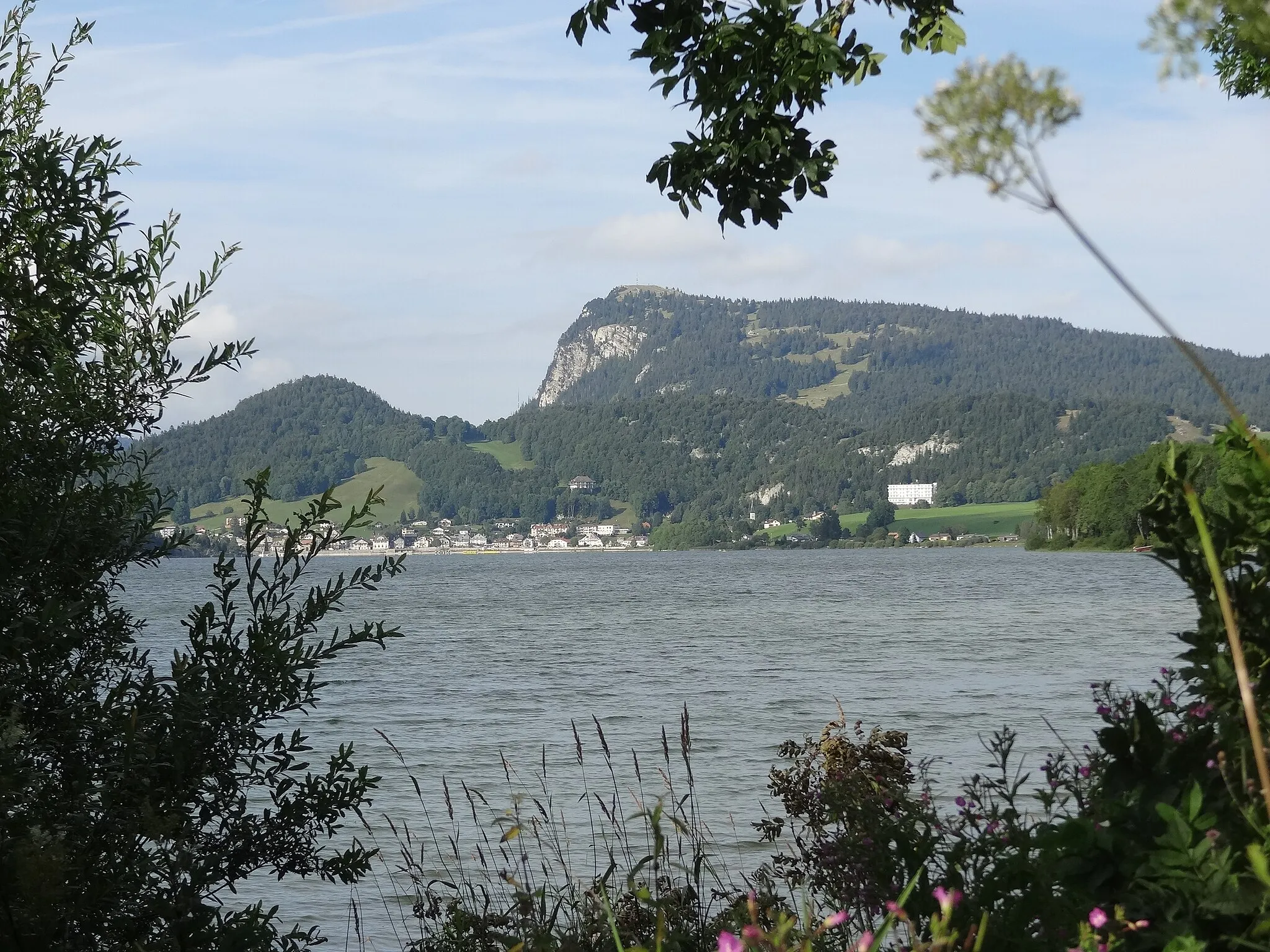 Photo showing: Dent de Vaulion, vue du lac de Joux