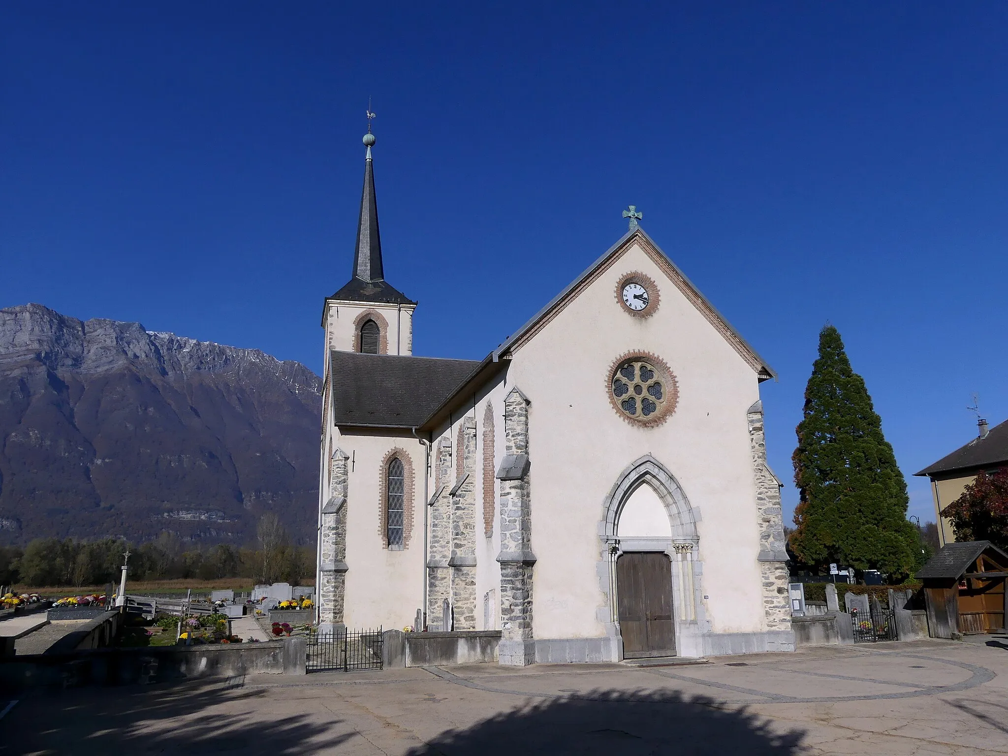 Photo showing: Sight of Église de l'Assomption church of Bourgneuf, Savoie, France.