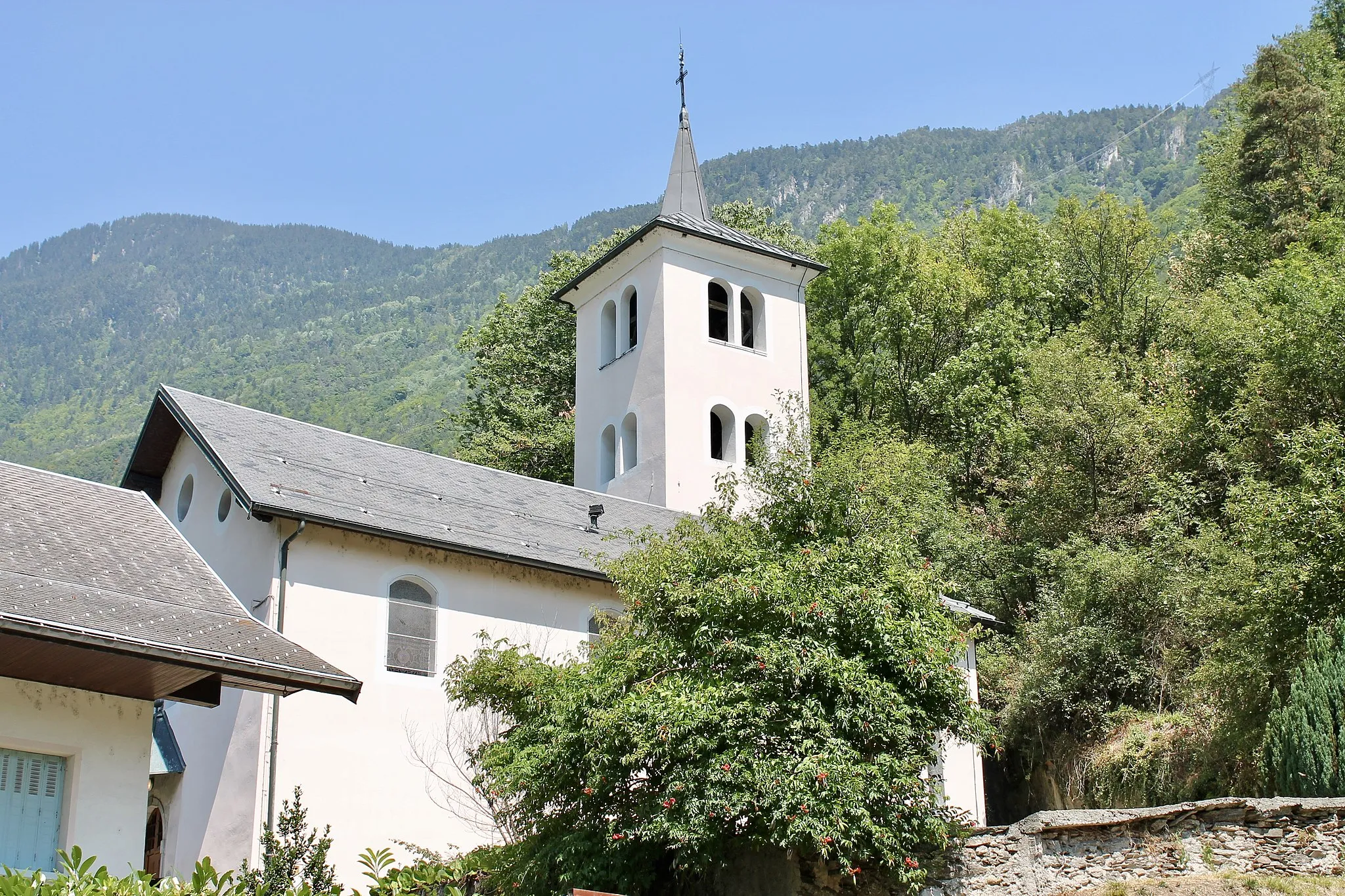 Photo showing: Église Saint-Eusèbe de Feissons-sur-Isère (été 2018).