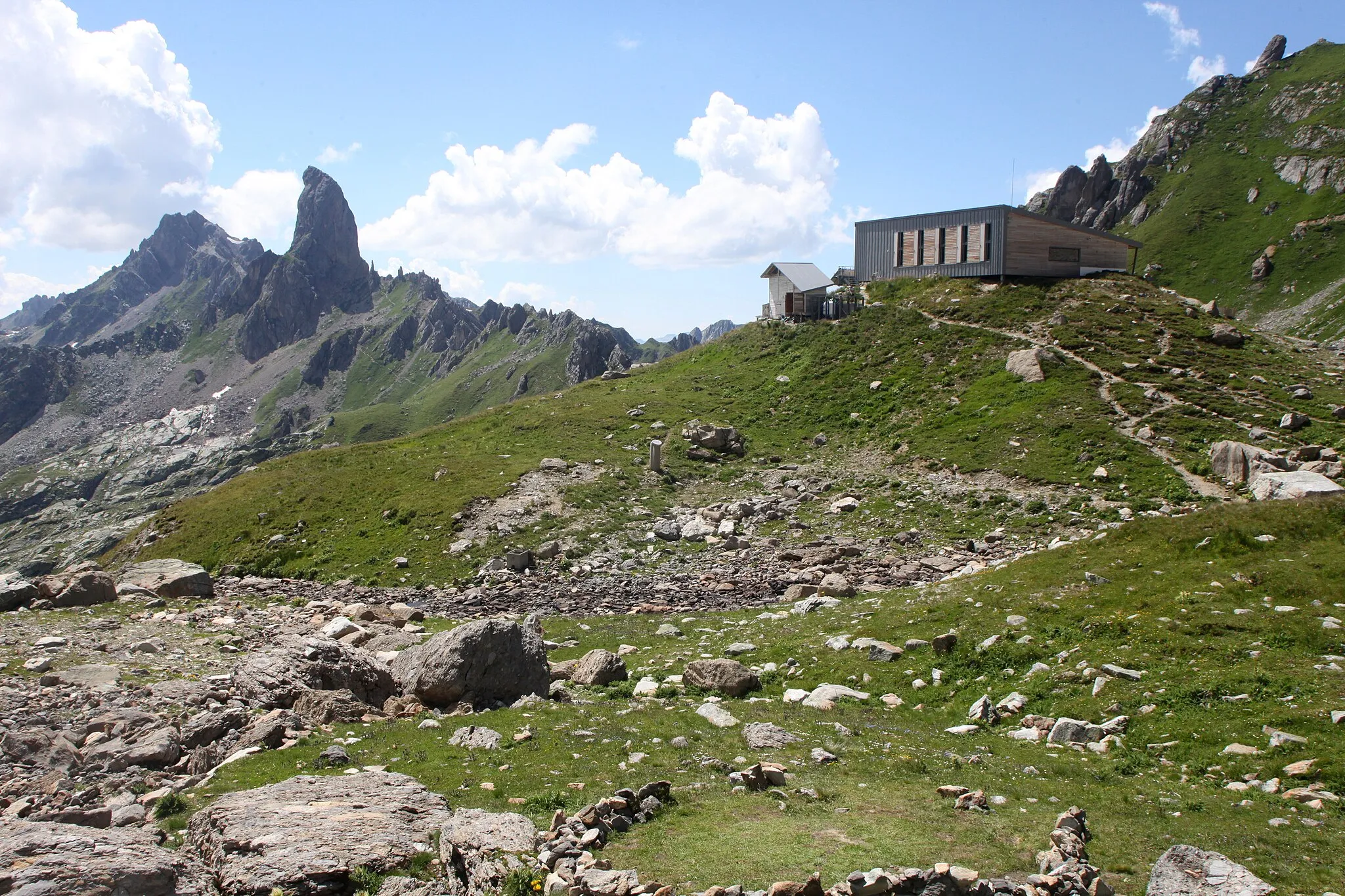 Photo showing: Vue du refuge de Presset (Savoie).