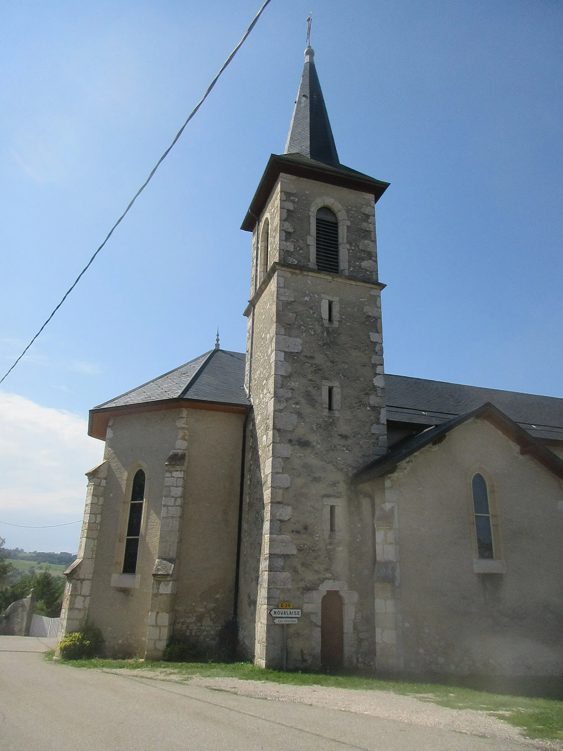 Photo showing: Église de l'Assomption de Meyrieux-Trouet.