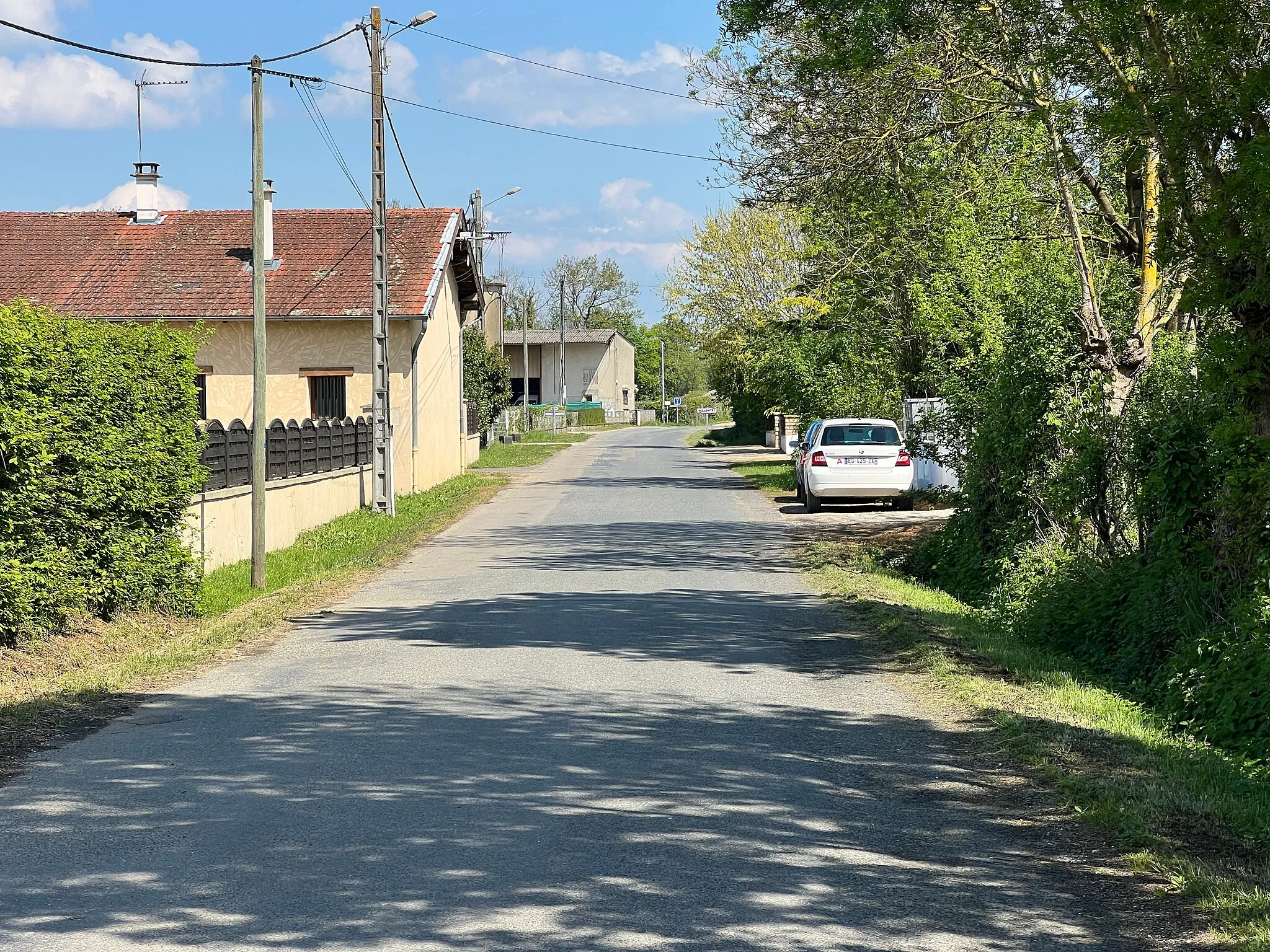 Photo showing: Route de Vandeins, Mézériat.