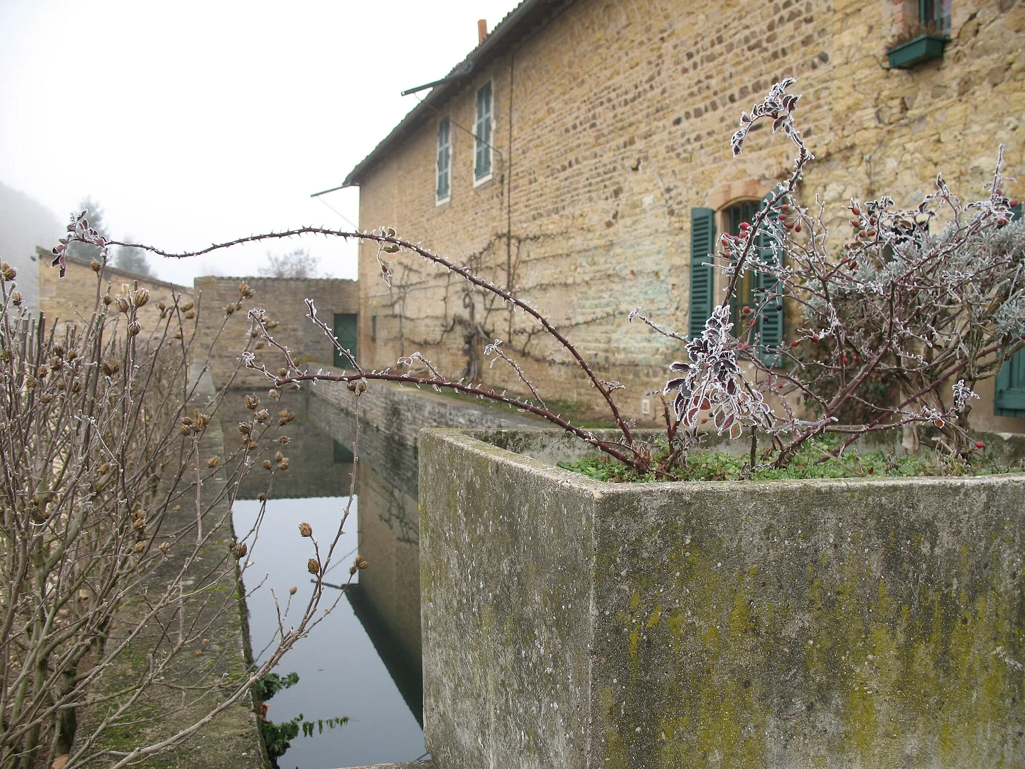 Photo showing: château de Thoiriat (communs) - Crèches-sur-Saône (Saône-et-Loire)