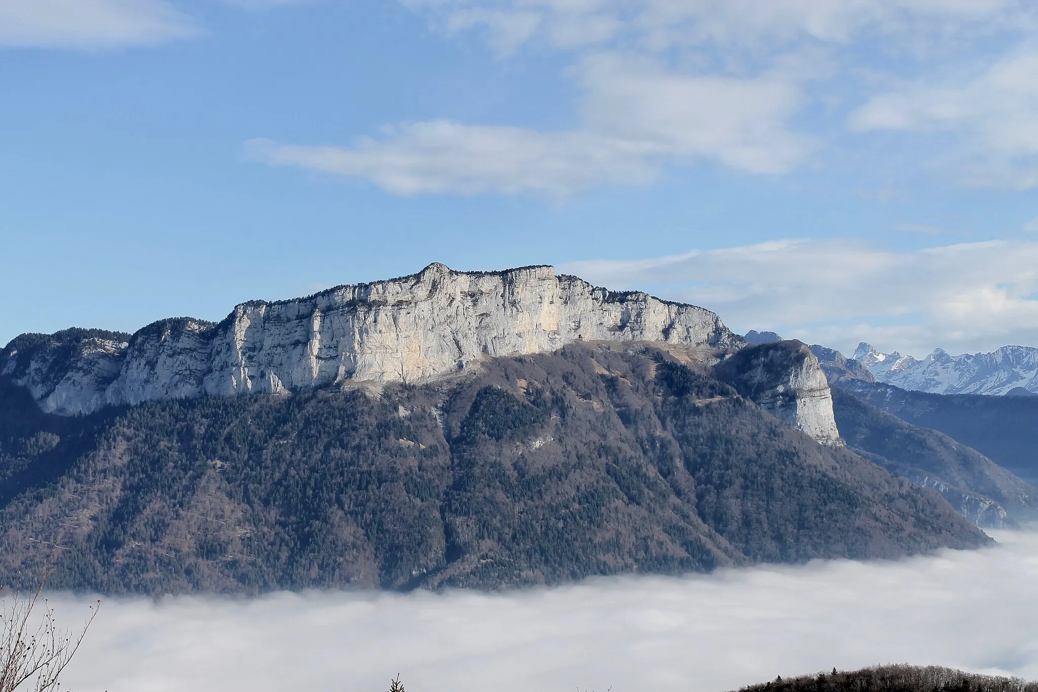 Photo showing: Le mont Téret depuis le mont Veyrier.