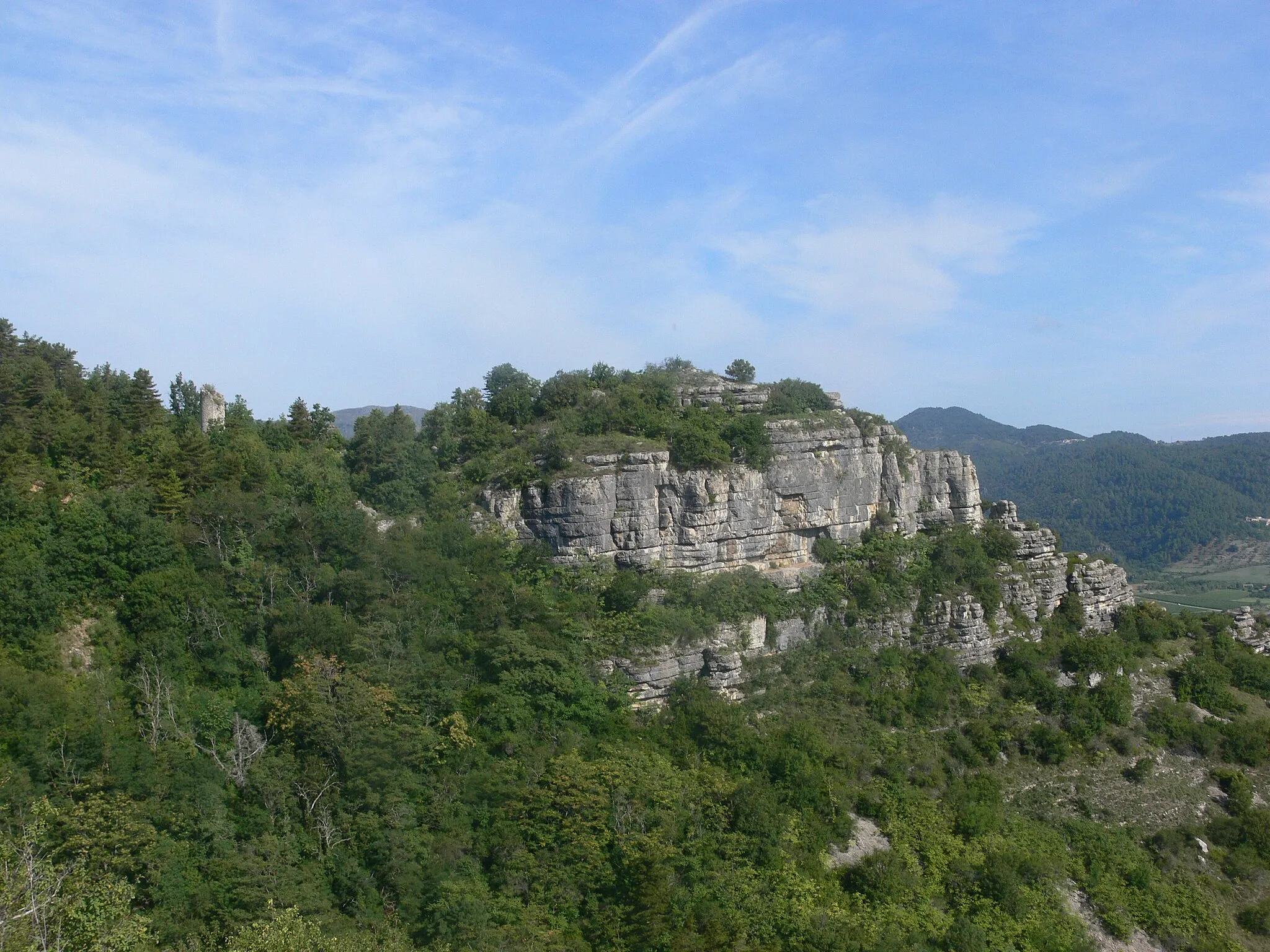 Photo showing: Saint-Julien-en-Saint-Alban - château de Saint-Alban