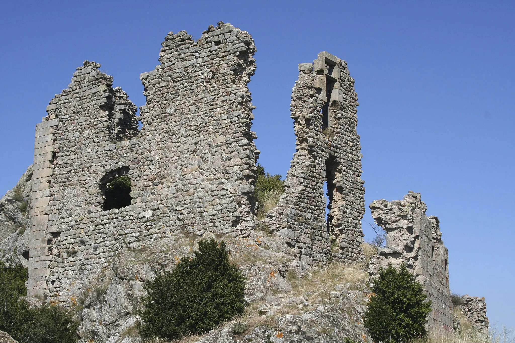 Photo showing: ruins of the castle of Pierregourde