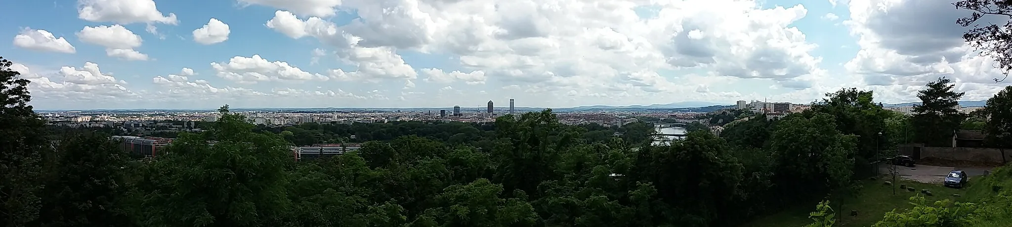 Photo showing: Panorama de Lyon depuis le belvédère de Montessuy.