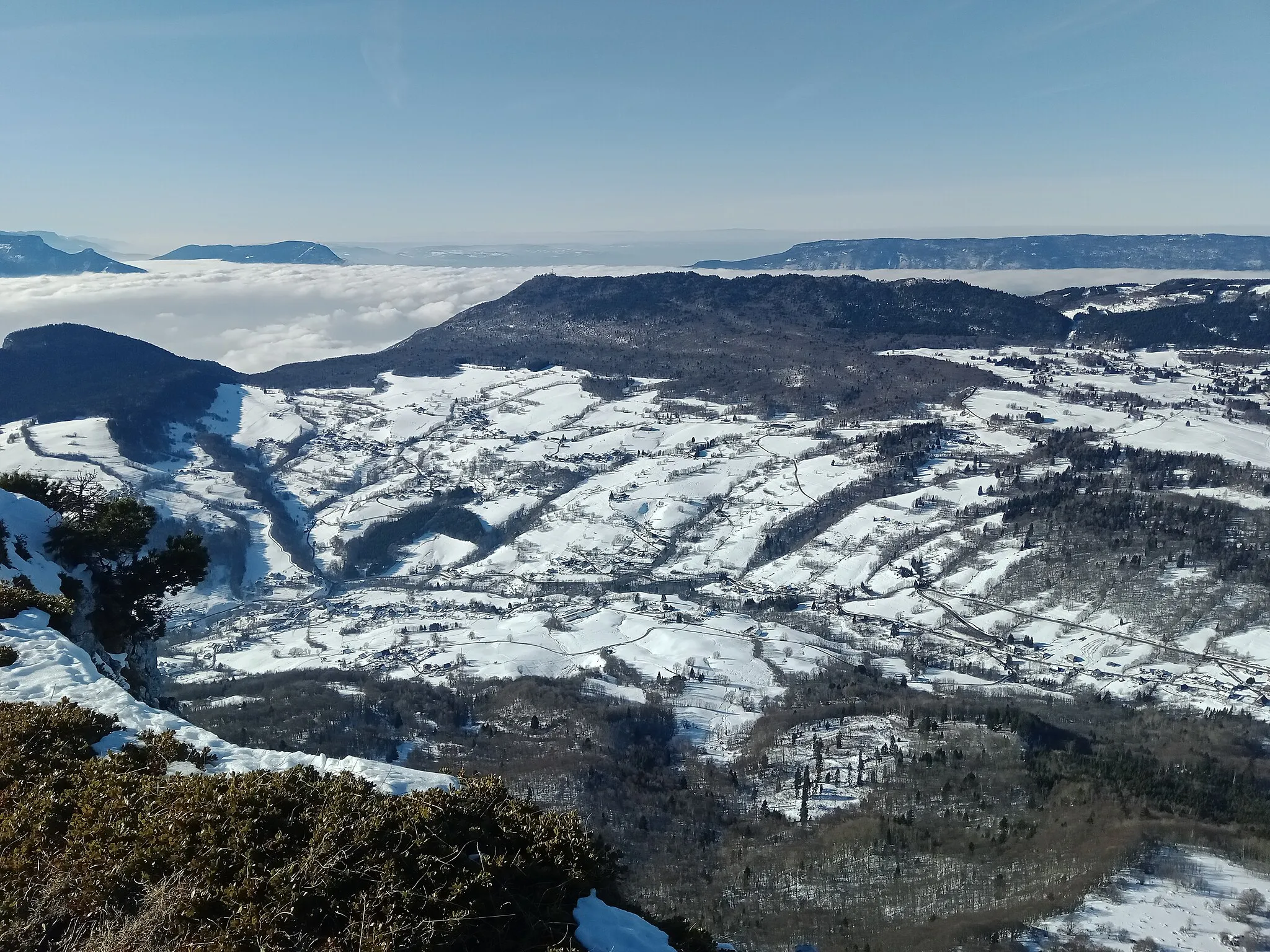 Photo showing: Les Déserts depuis le mont Margériaz, Savoie, France