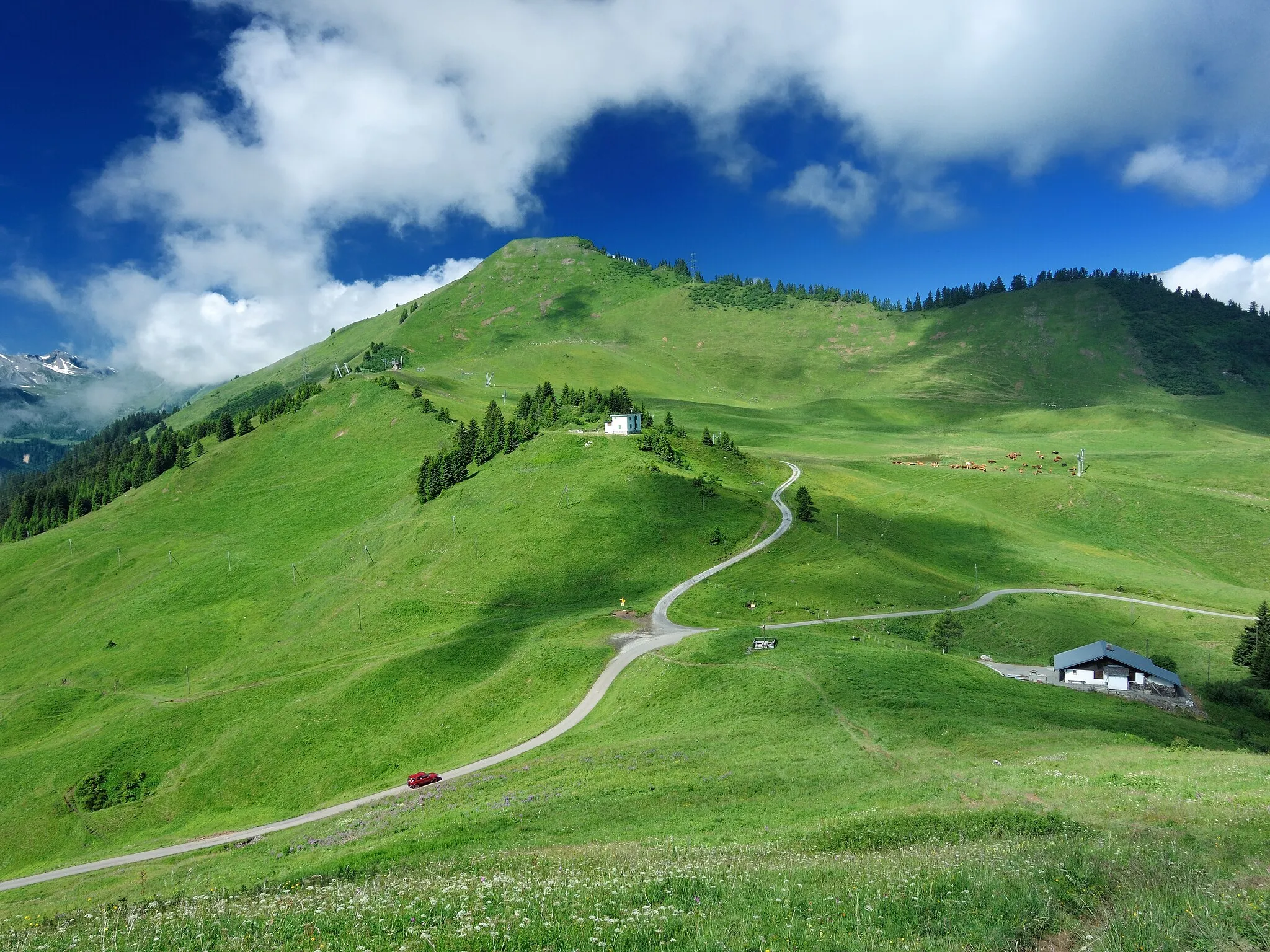 Photo showing: Portes de Culet, above Morgins