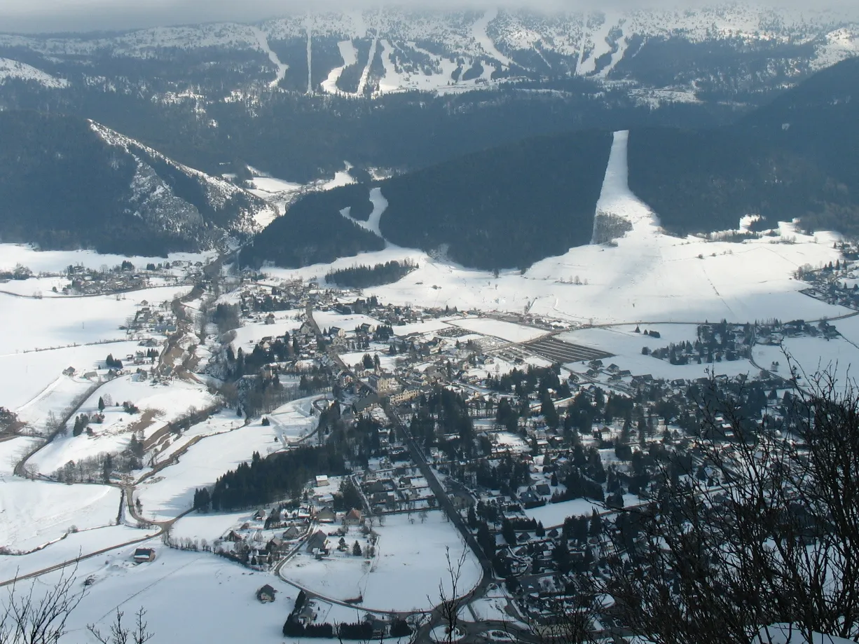 Photo showing: Vue générale de Lans-en-vercors depuis Jaume