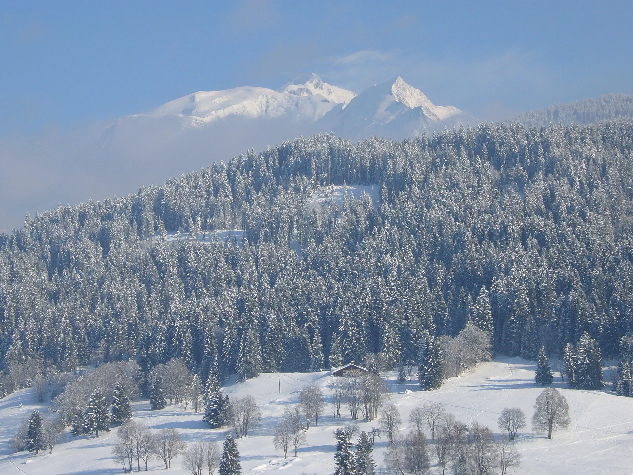 Photo showing: Mont Blanc de Combloux Ormaret Demi Quartier