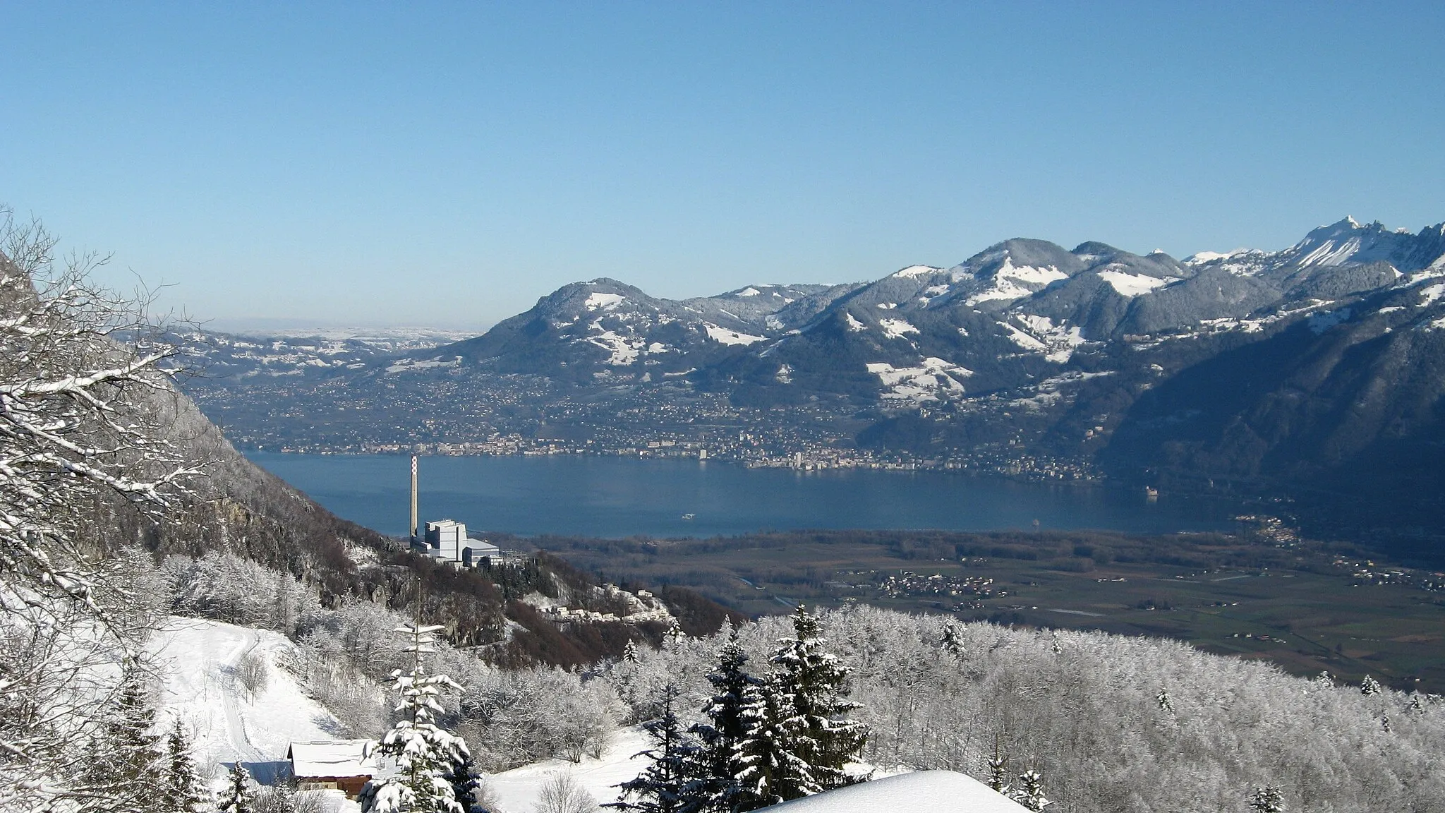 Photo showing: View onto the Lake Geneva form Torgon