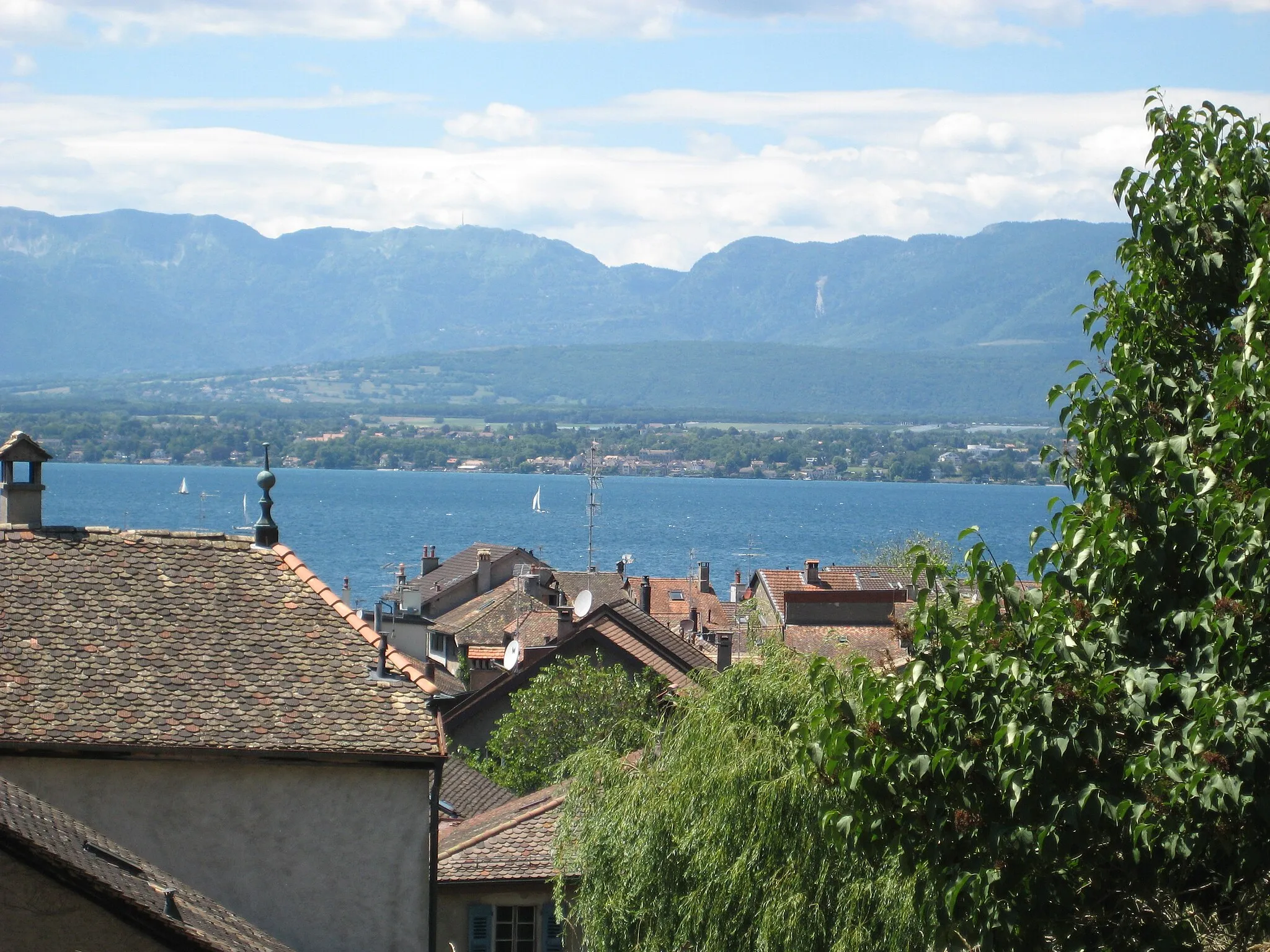 Photo showing: Houses in Hermance, GE, Switzerland
