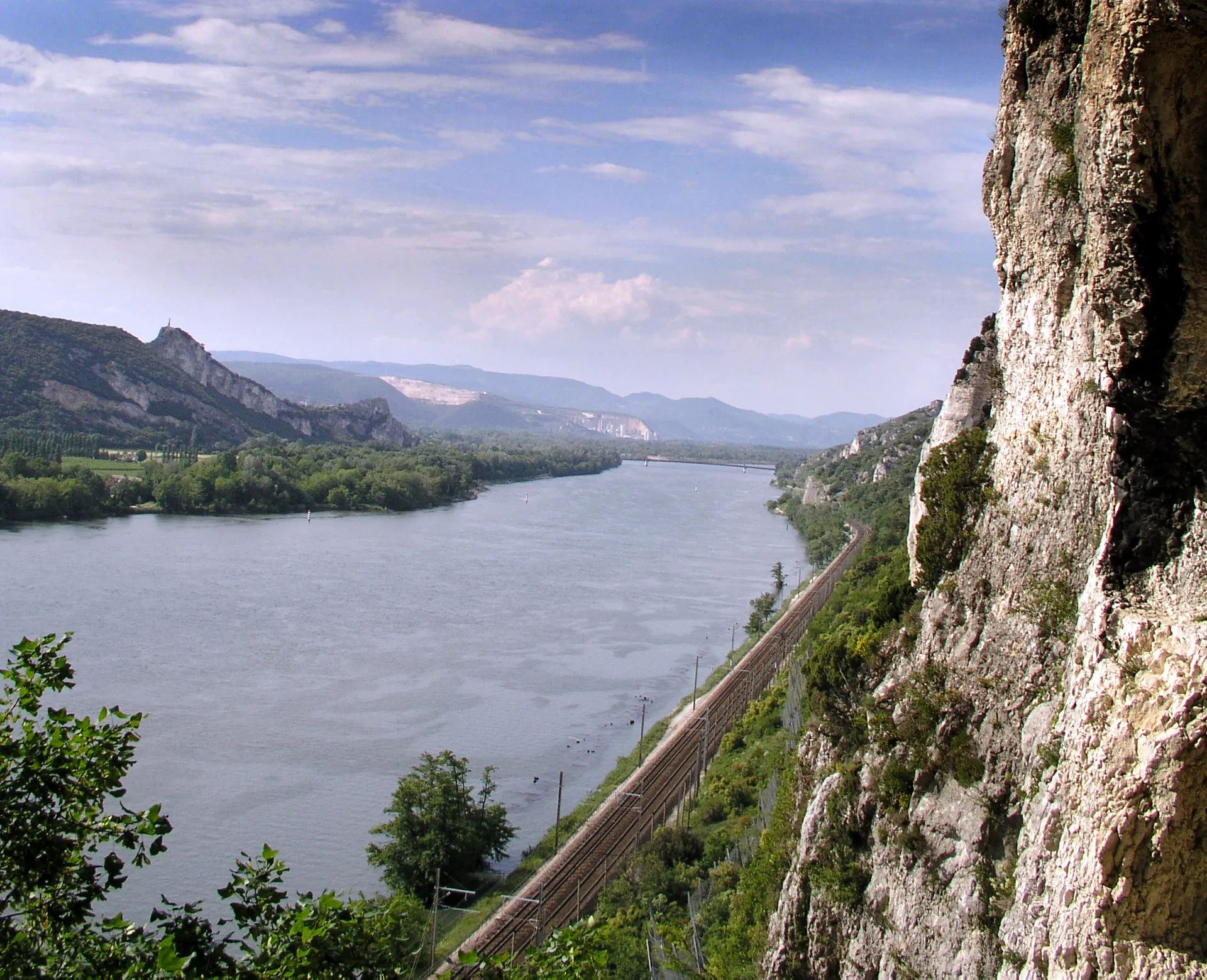 Photo showing: Le défilé de Donzère, Drôme, France.