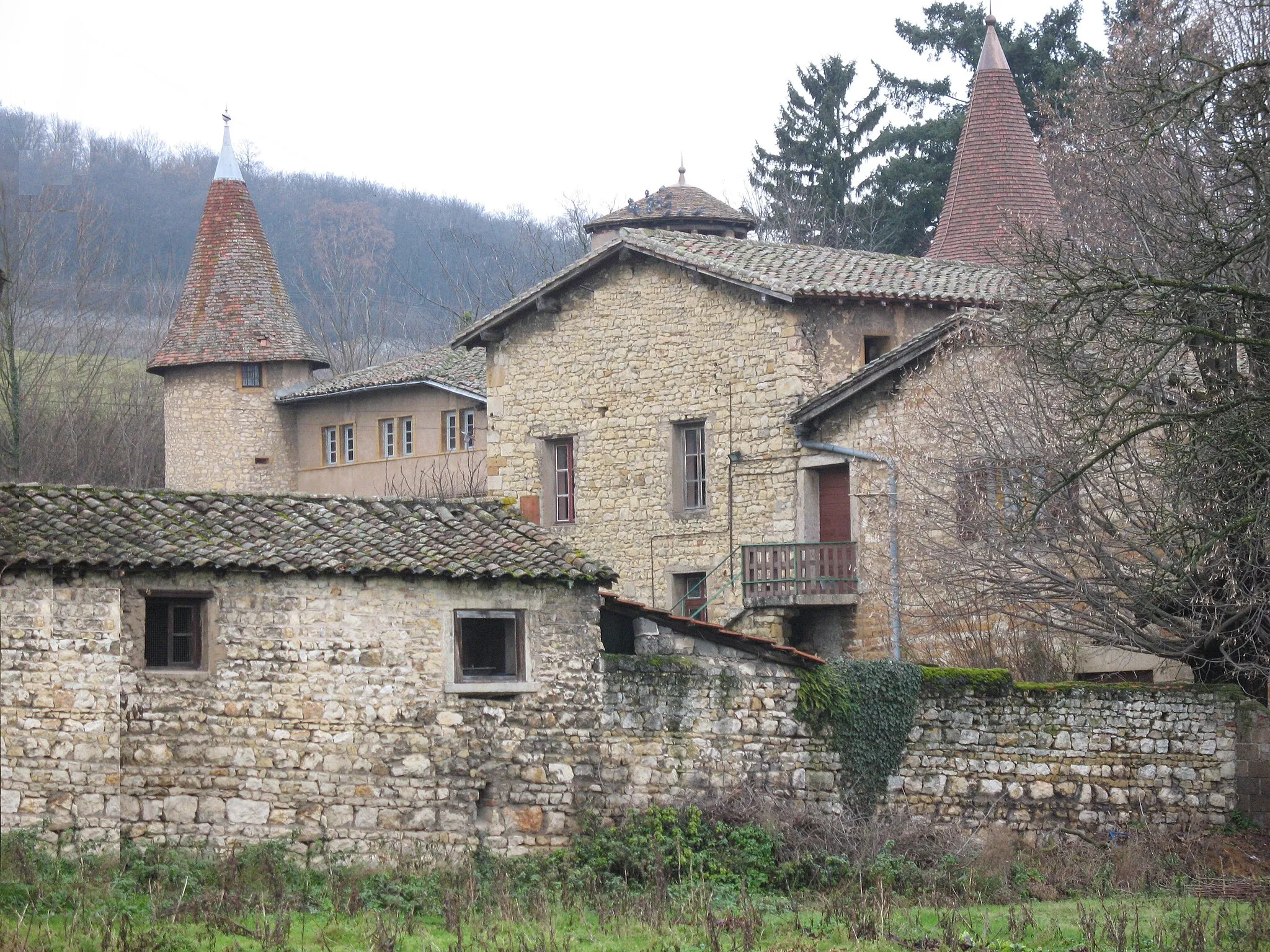Photo showing: Château de la Fontaine à Anse, dans le Rhône